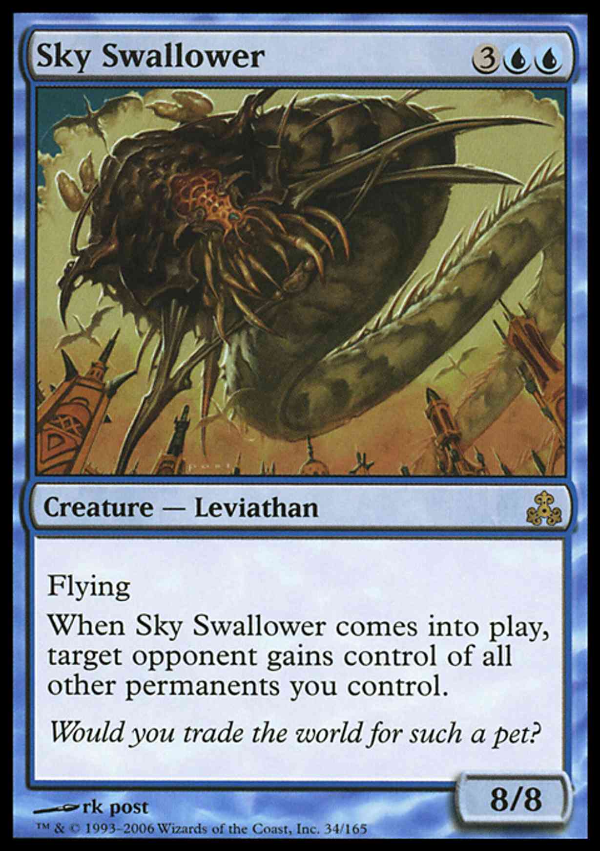 Sky Swallower magic card front