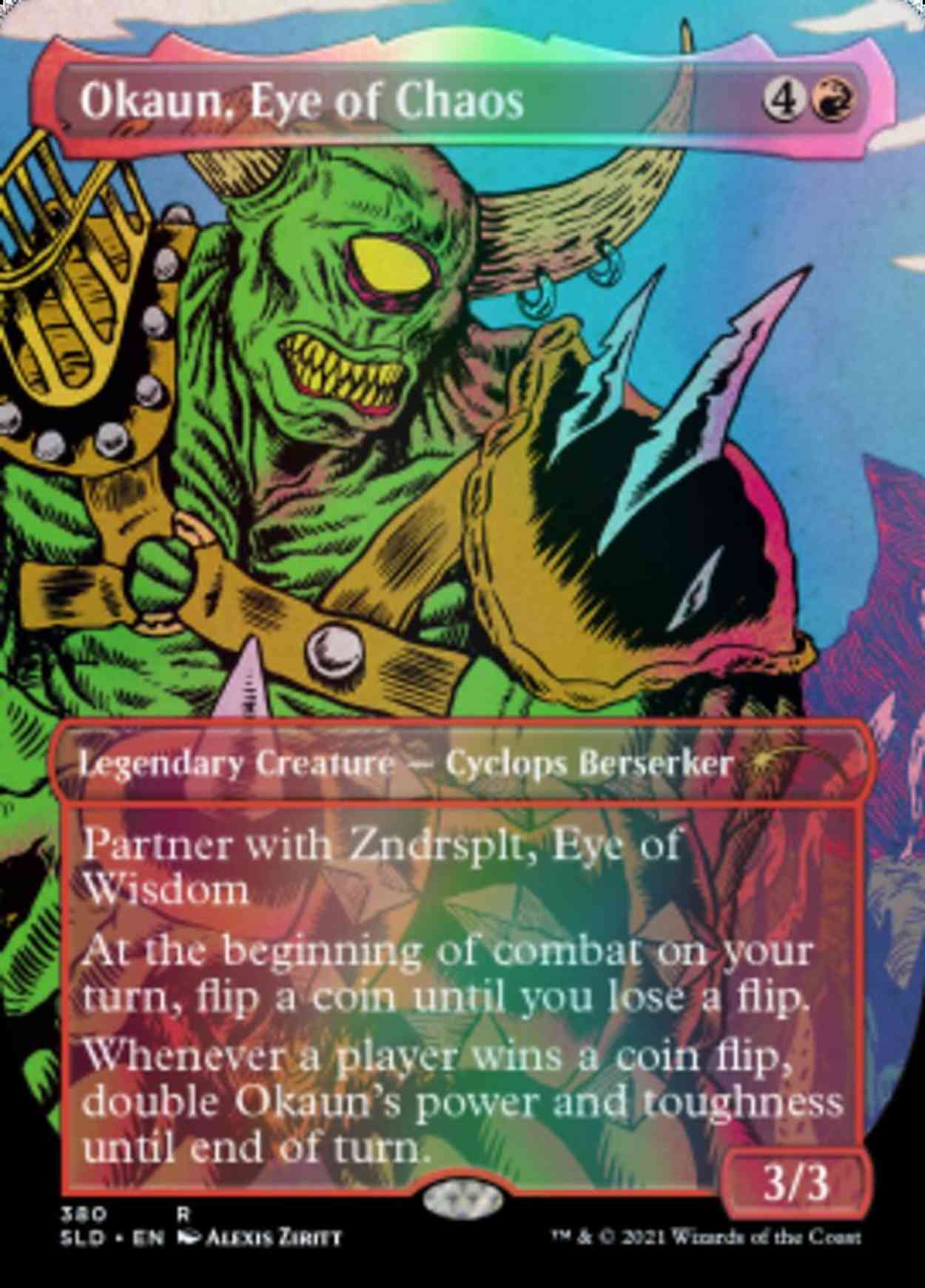 Okaun, Eye of Chaos magic card front
