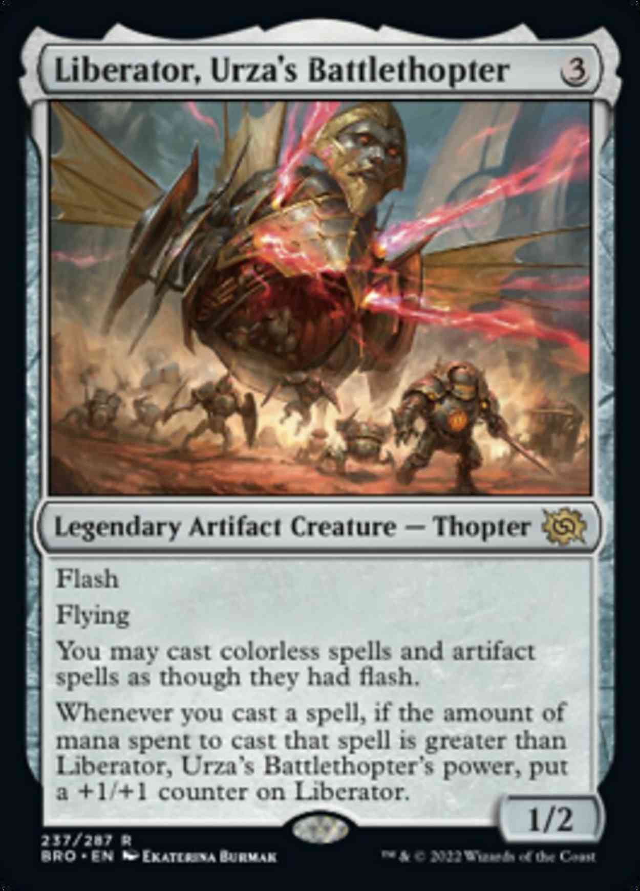 Liberator, Urza's Battlethopter magic card front