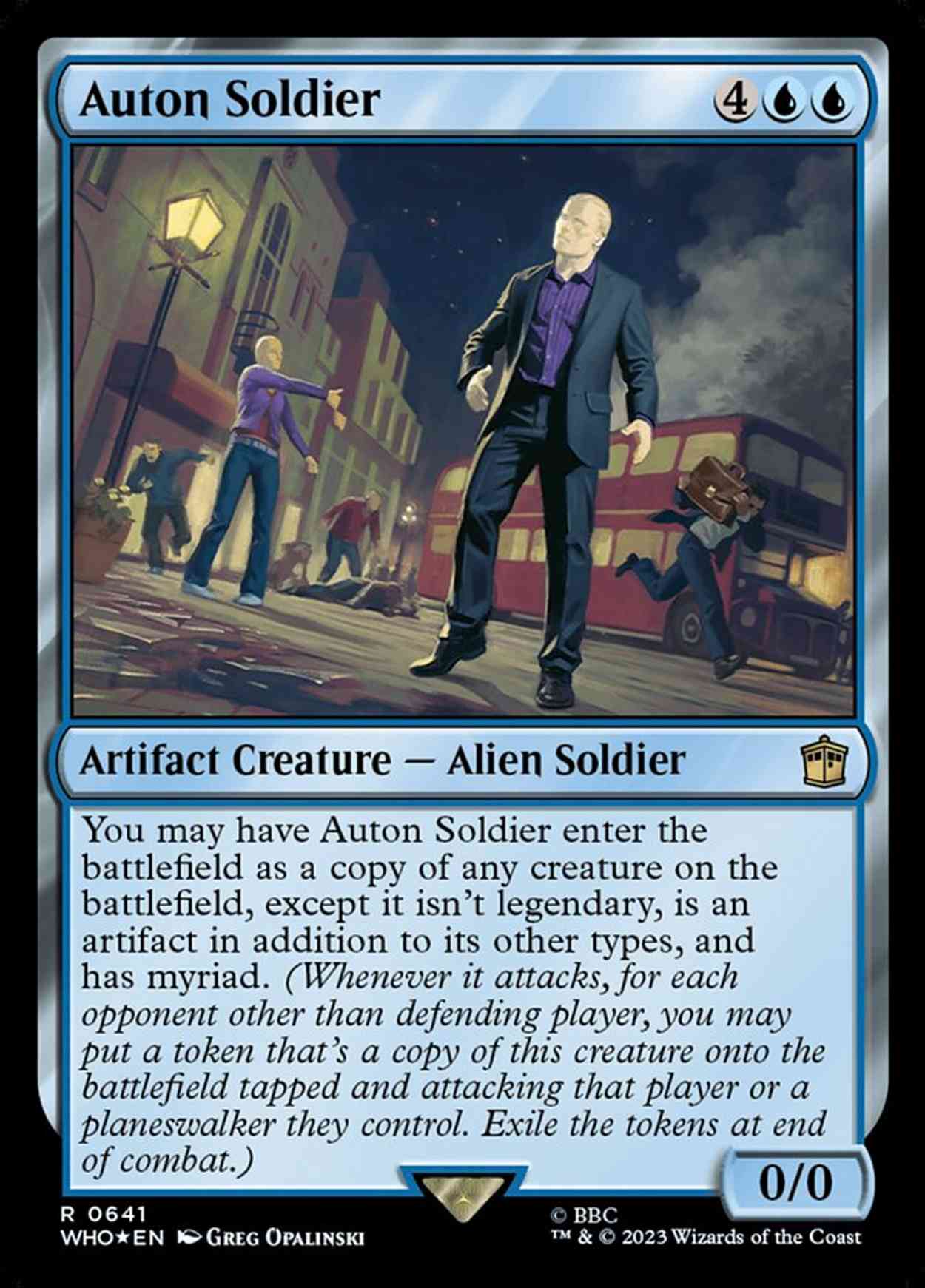 Auton Soldier (Surge Foil) magic card front