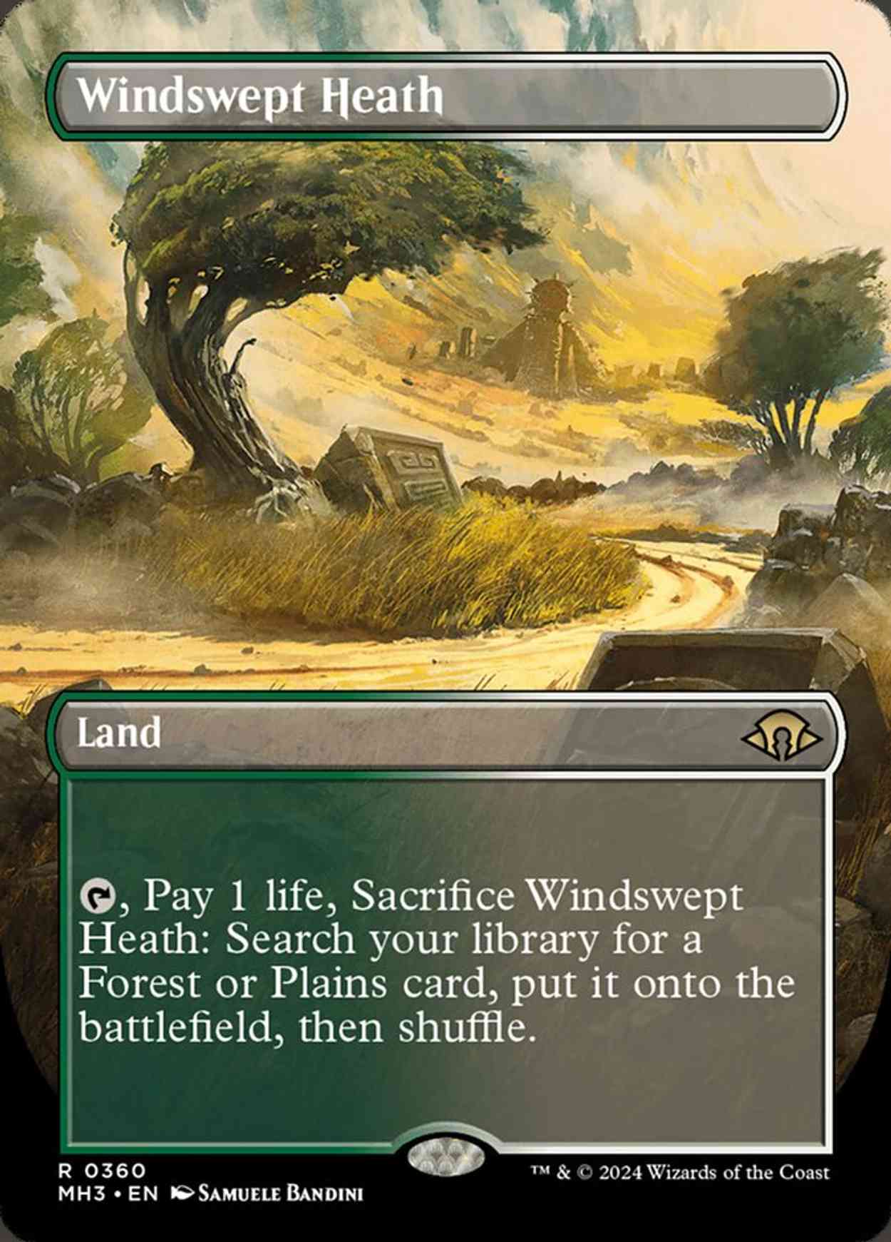 Windswept Heath (Borderless) magic card front