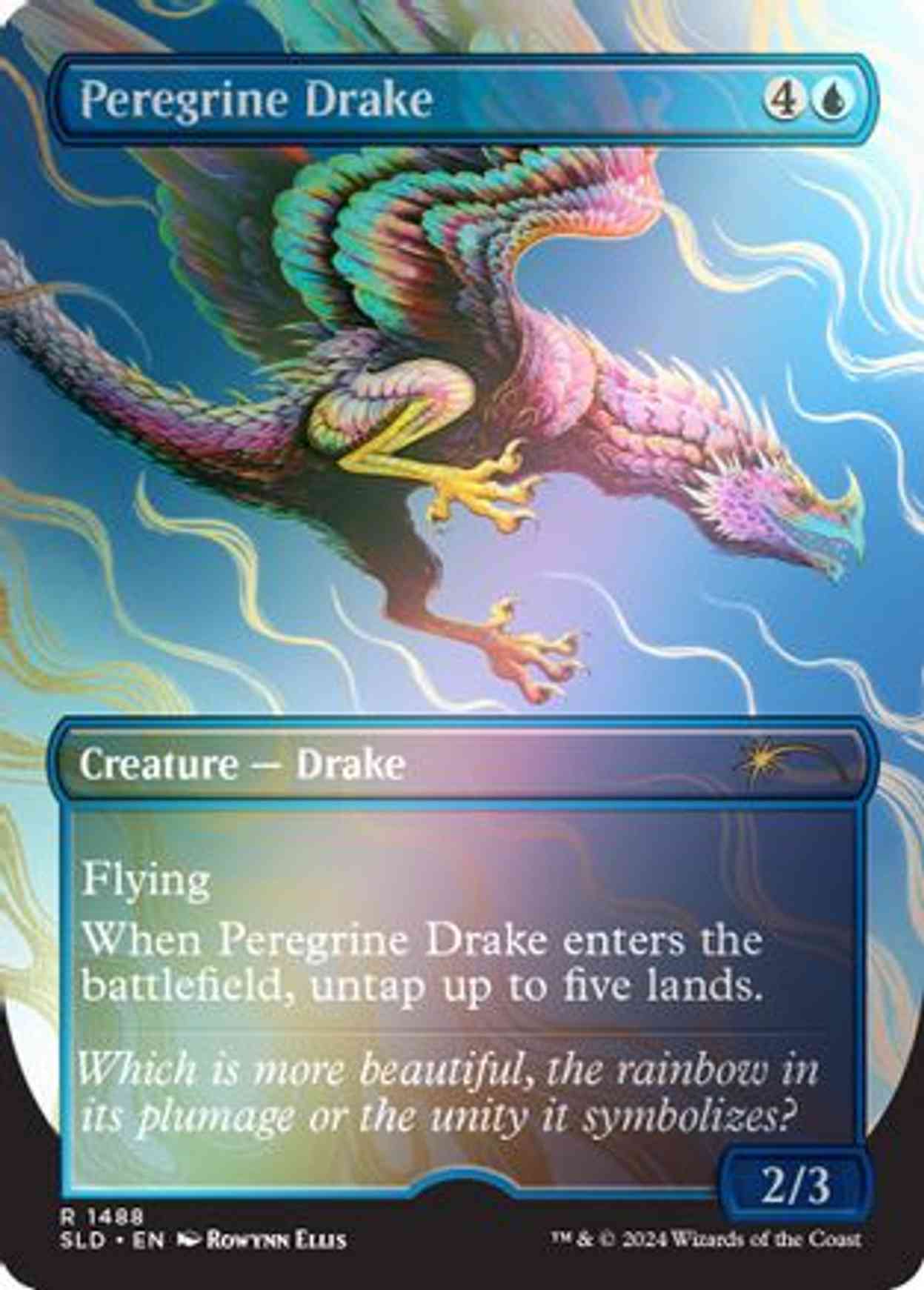 Peregrine Drake (Rainbow Foil) magic card front