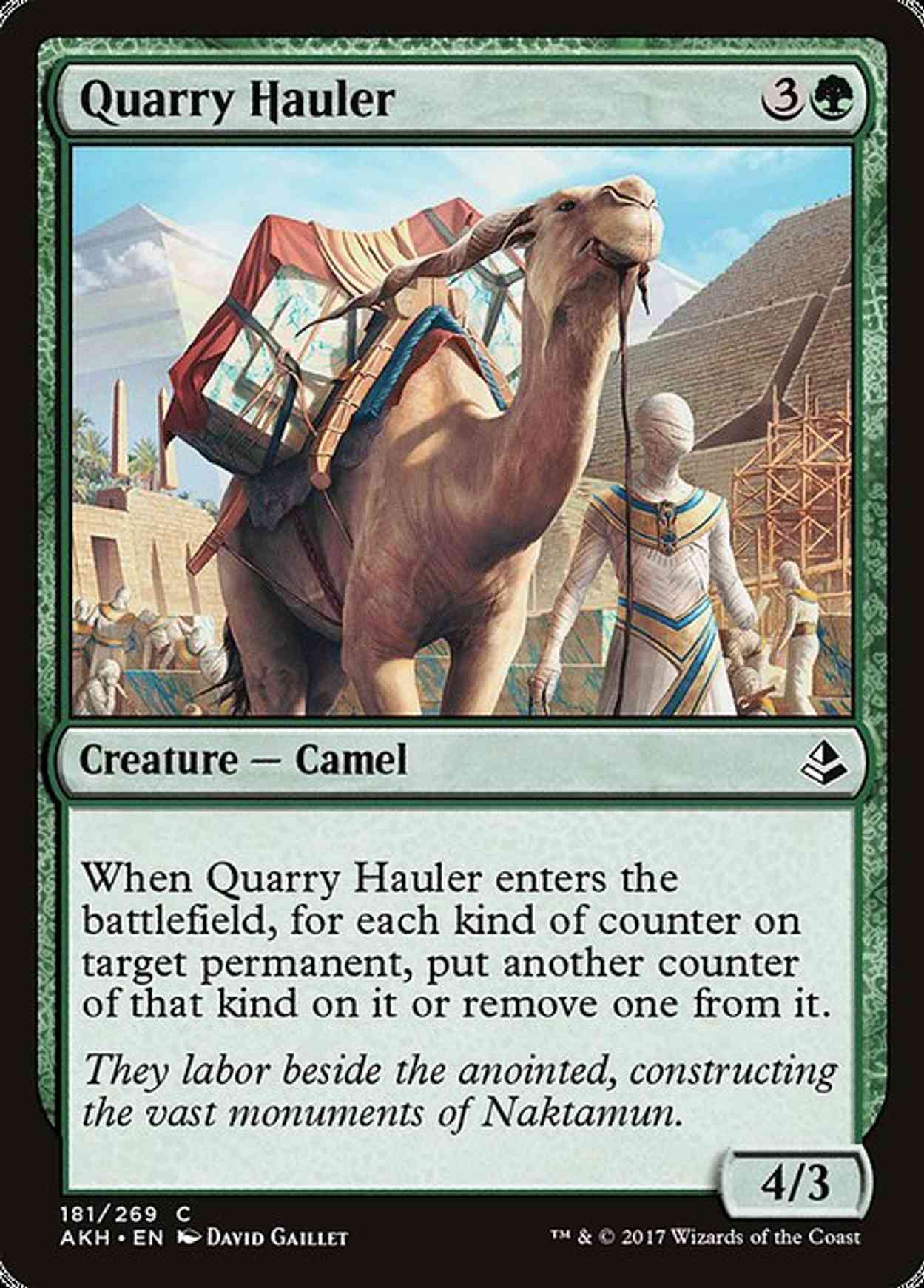 Quarry Hauler magic card front