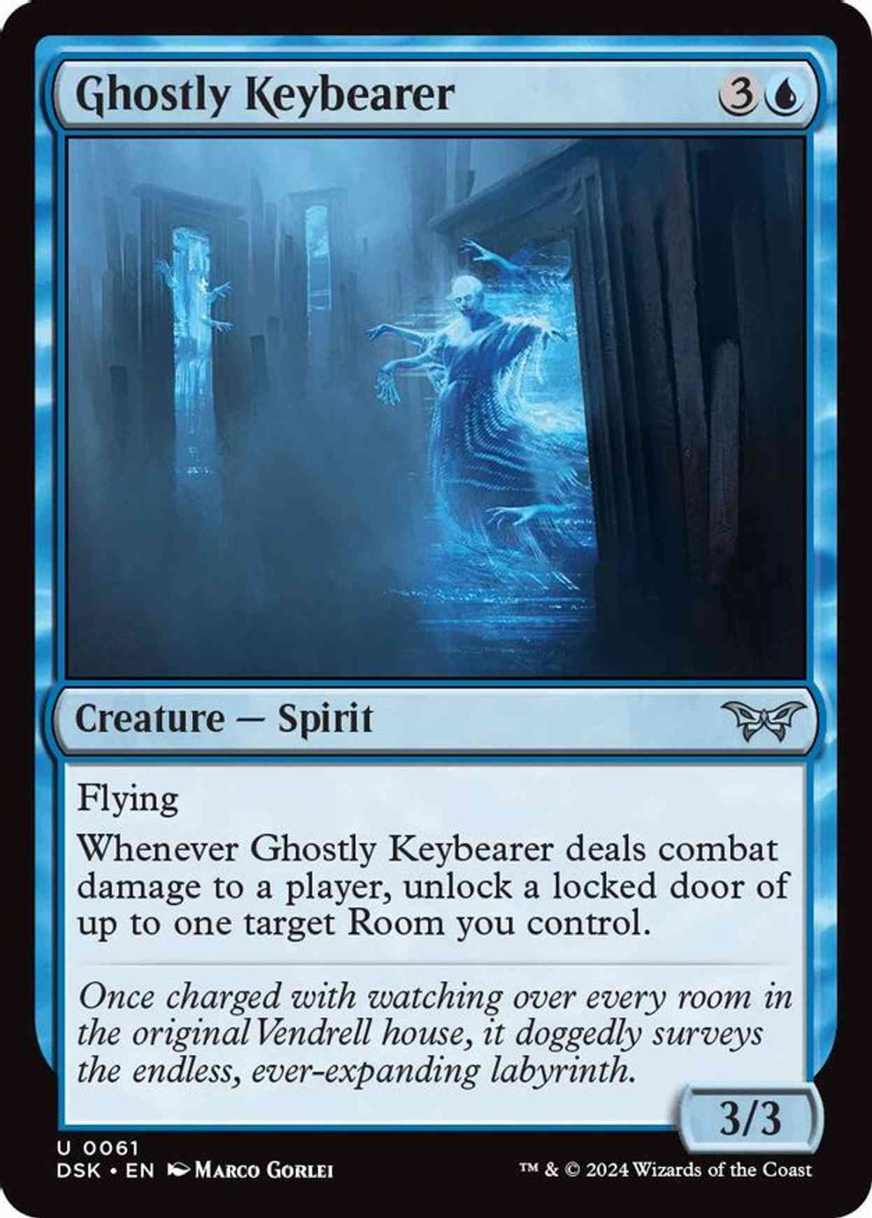Ghostly Keybearer magic card front