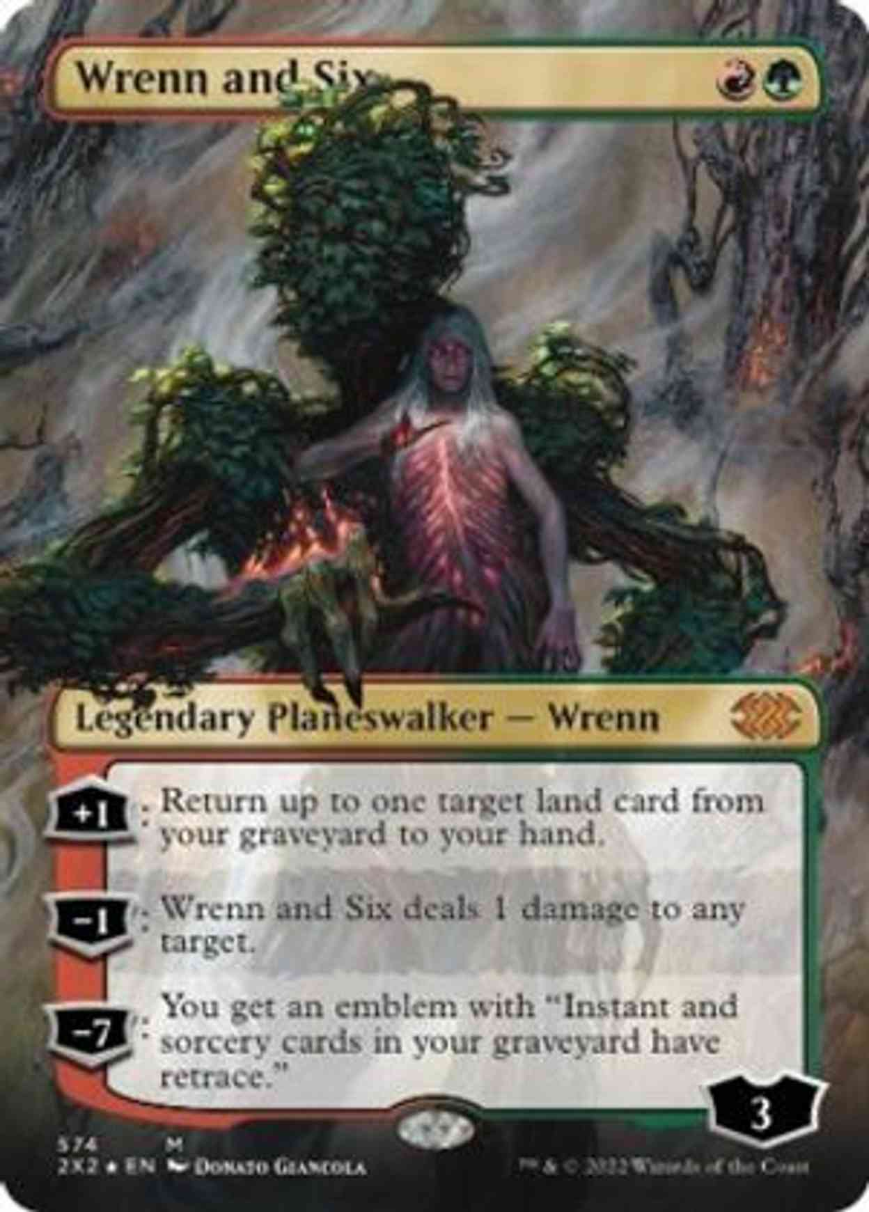 Wrenn and Six (Borderless) magic card front
