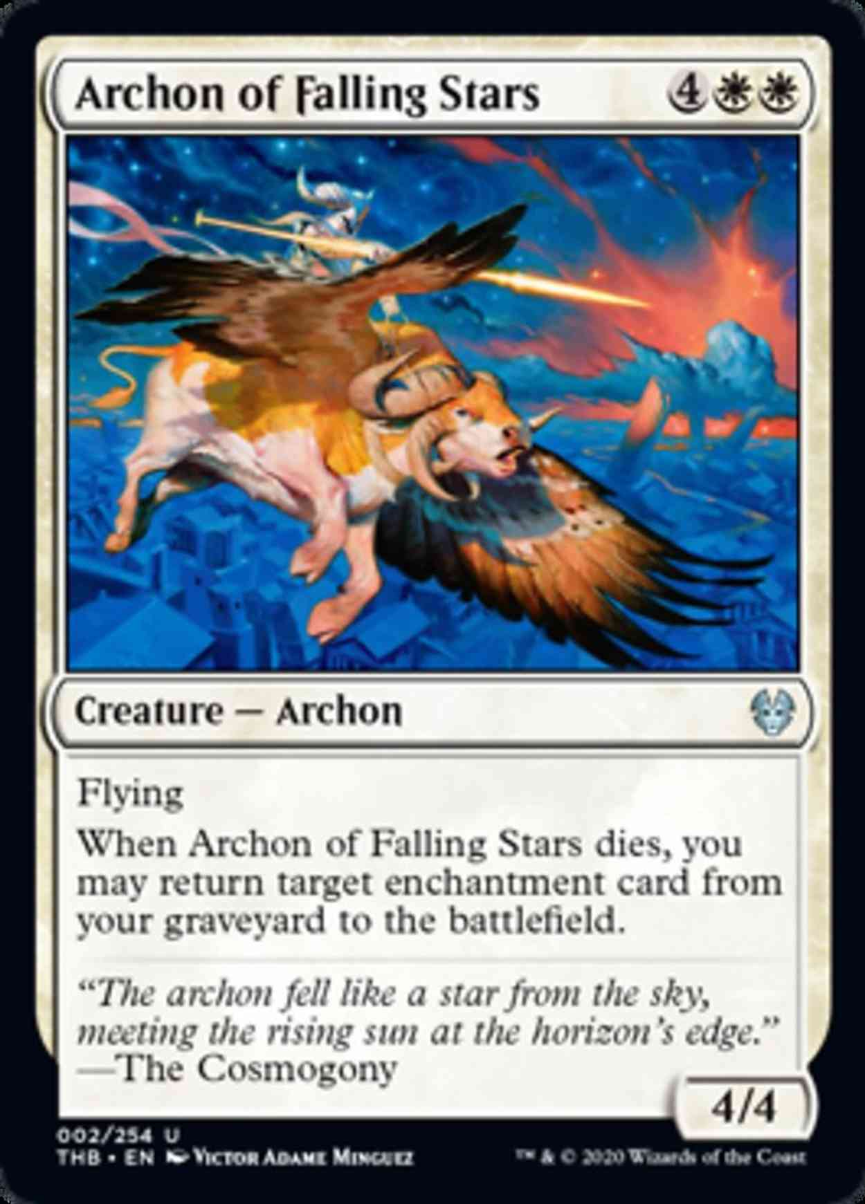 Archon of Falling Stars magic card front