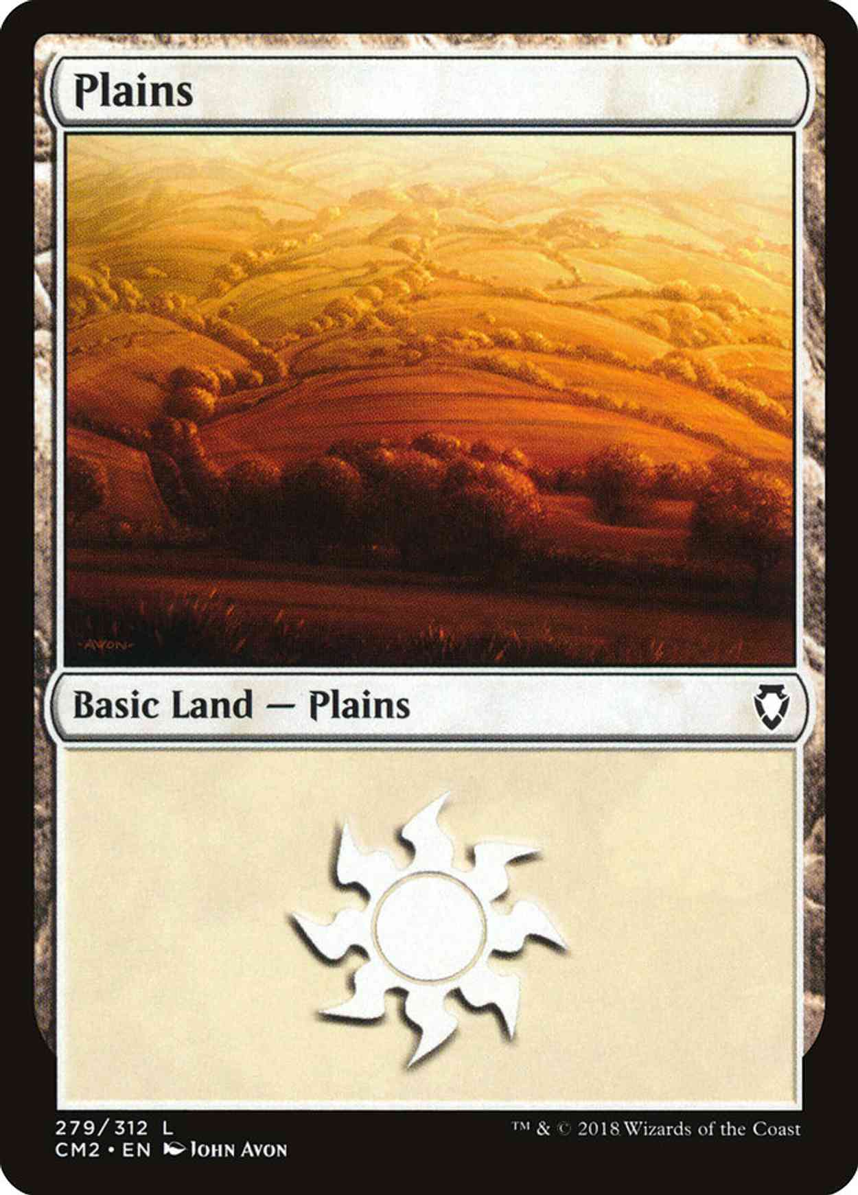 Plains (279) magic card front