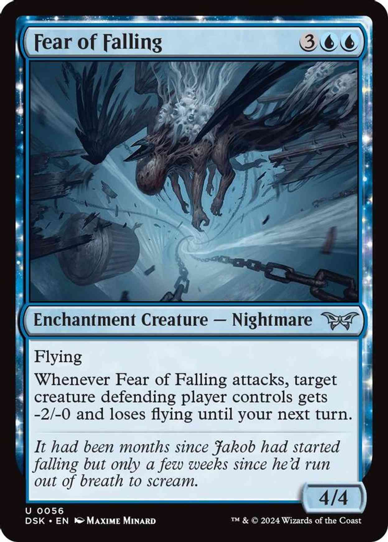 Fear of Falling magic card front