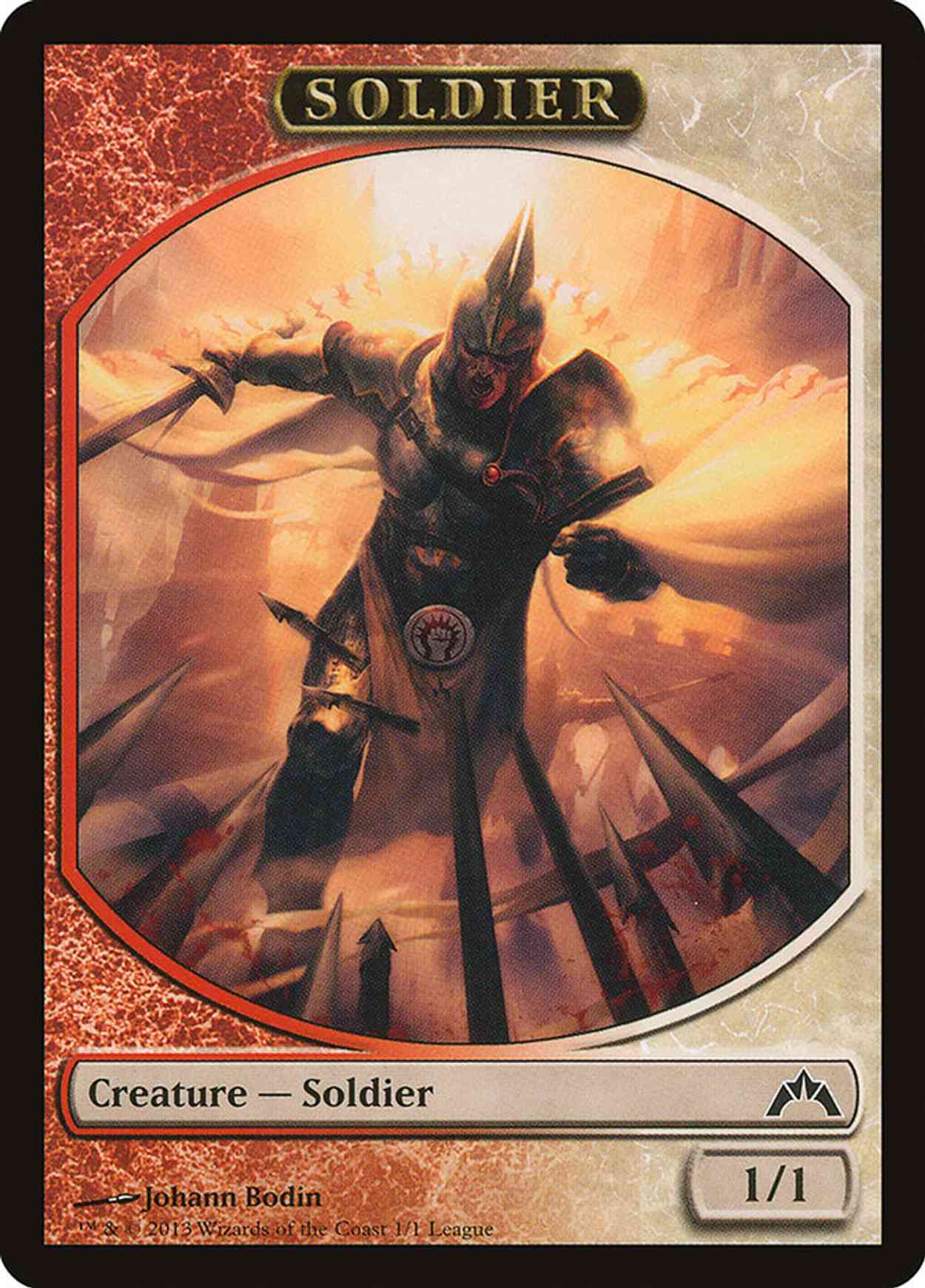 Soldier Token (Gatecrash) magic card front