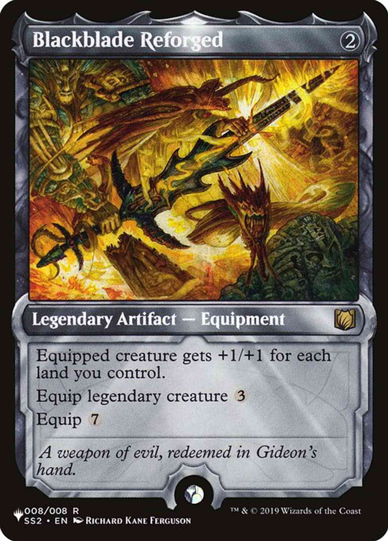 Blackblade Reforged magic card front