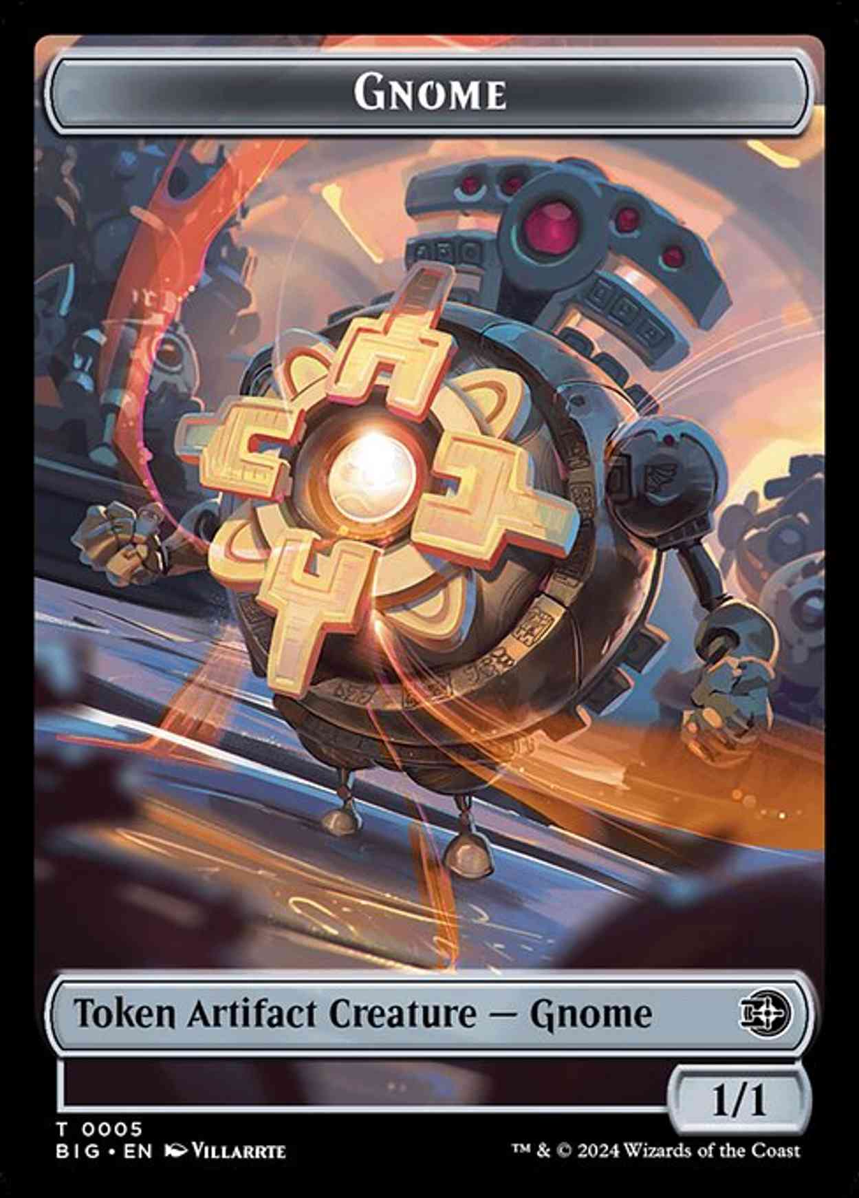 Gnome Token magic card front