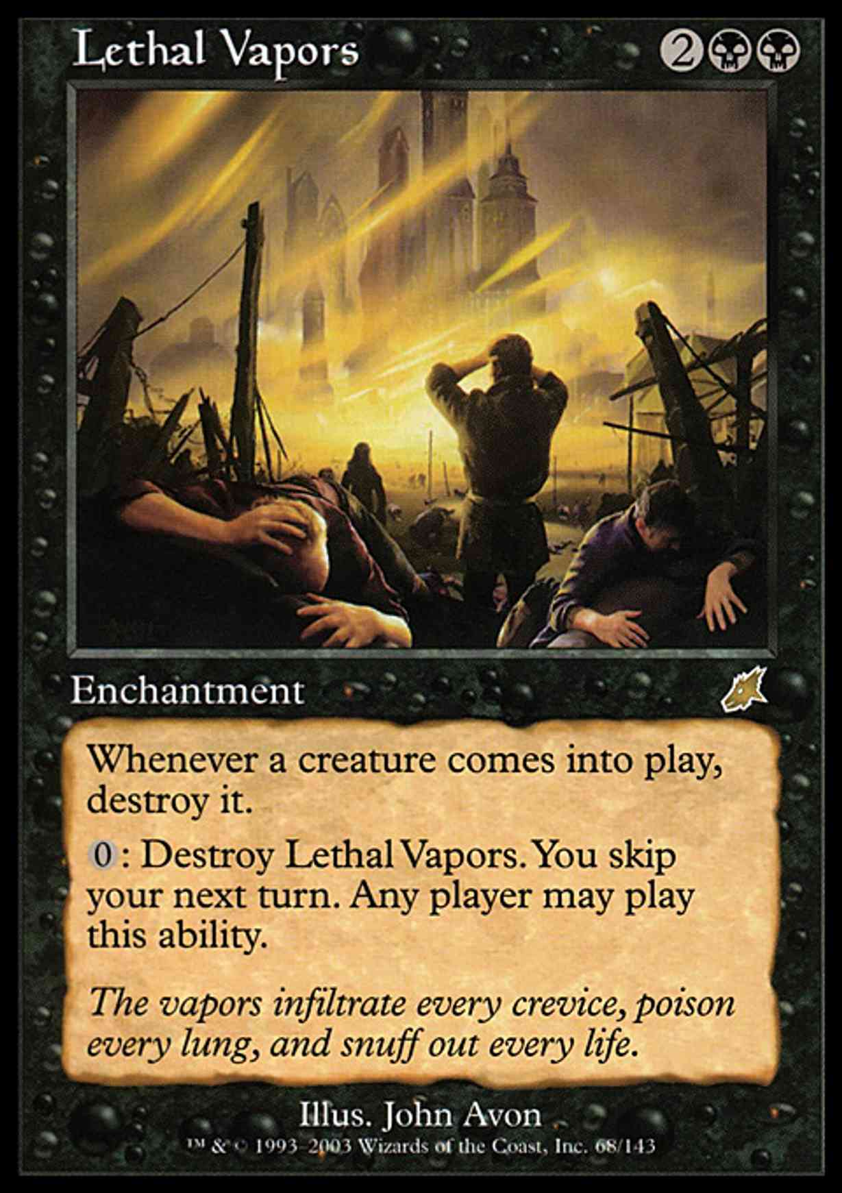 Lethal Vapors magic card front