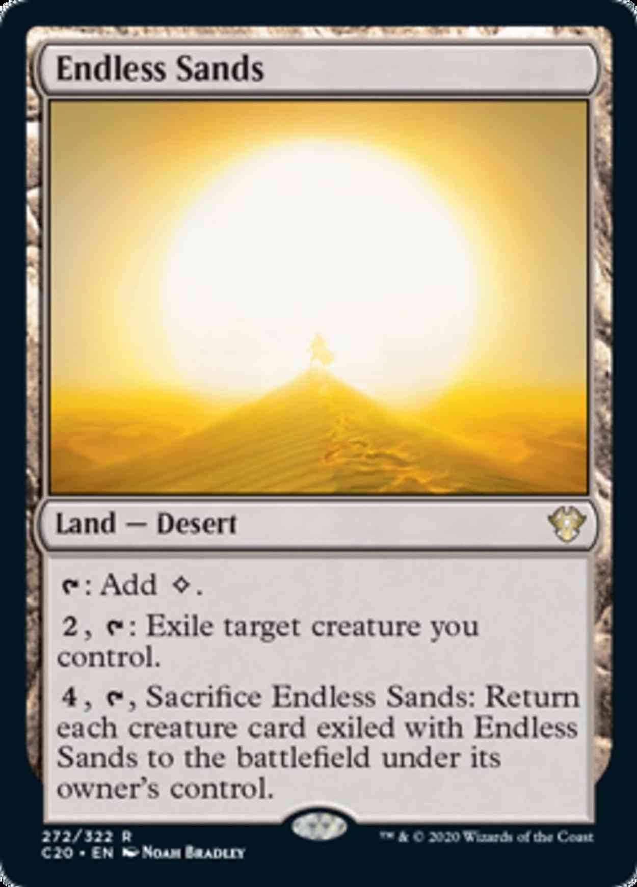 Endless Sands magic card front