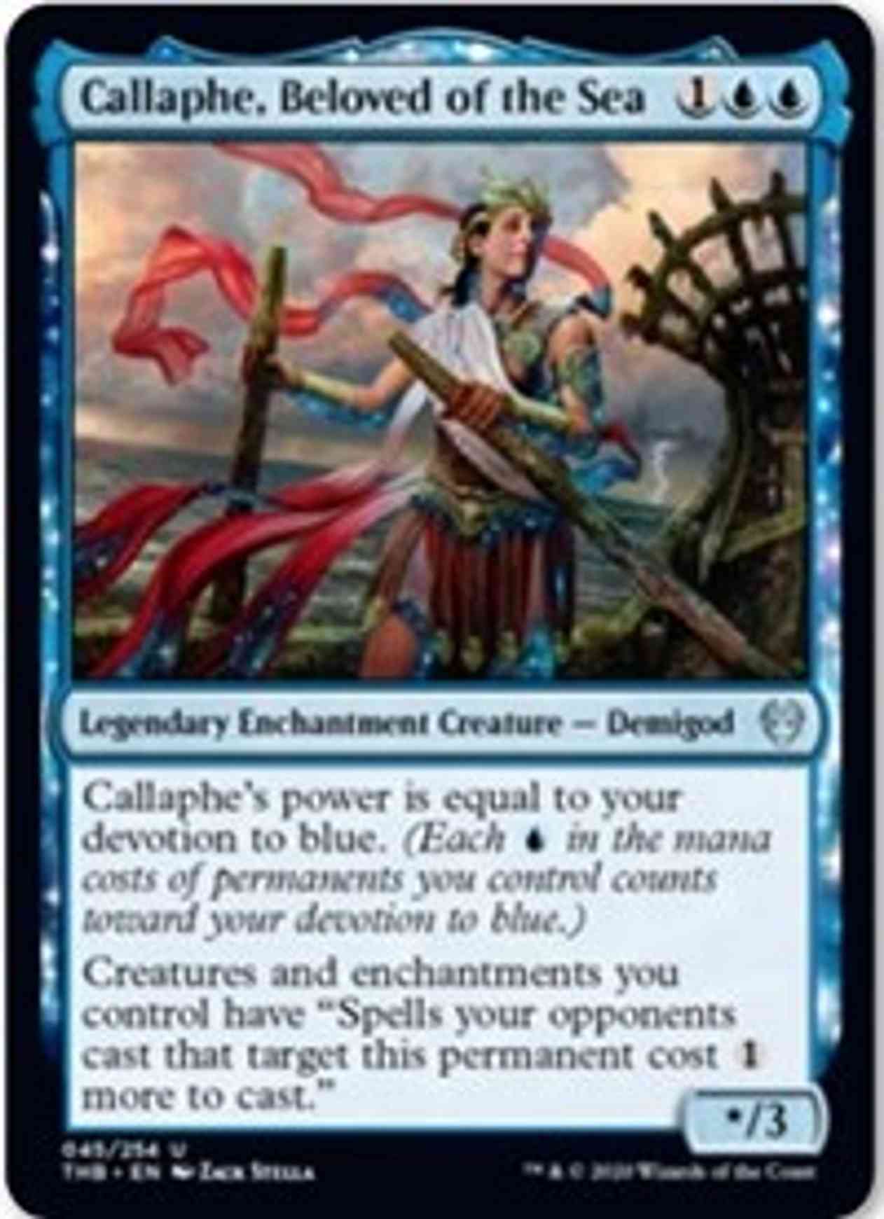 Callaphe, Beloved of the Sea magic card front