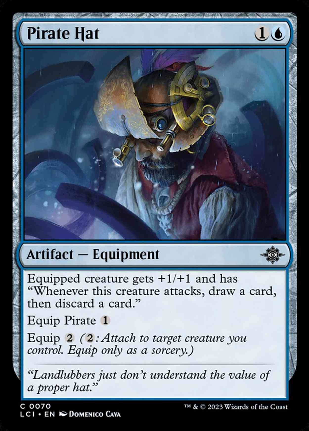 Pirate Hat magic card front