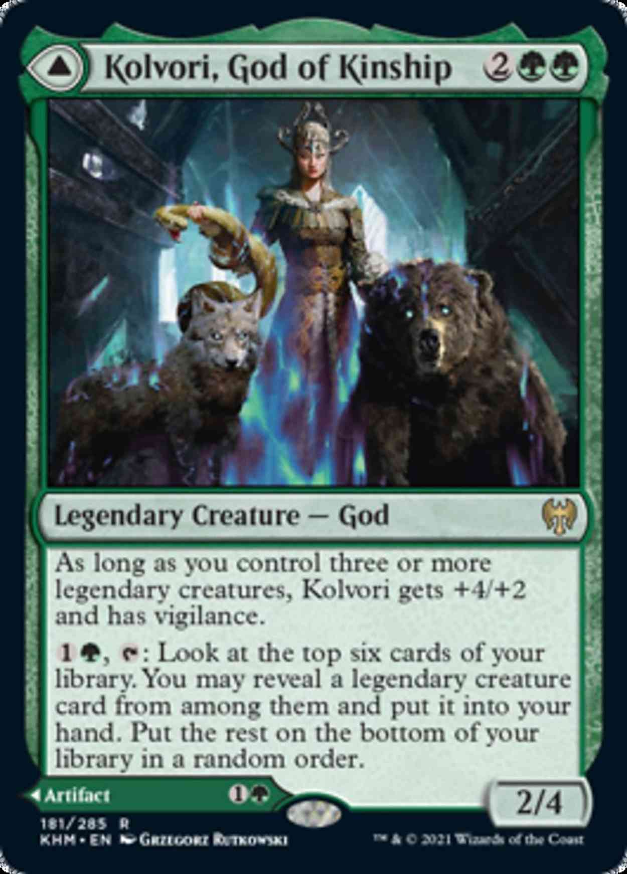 Kolvori, God of Kinship magic card front