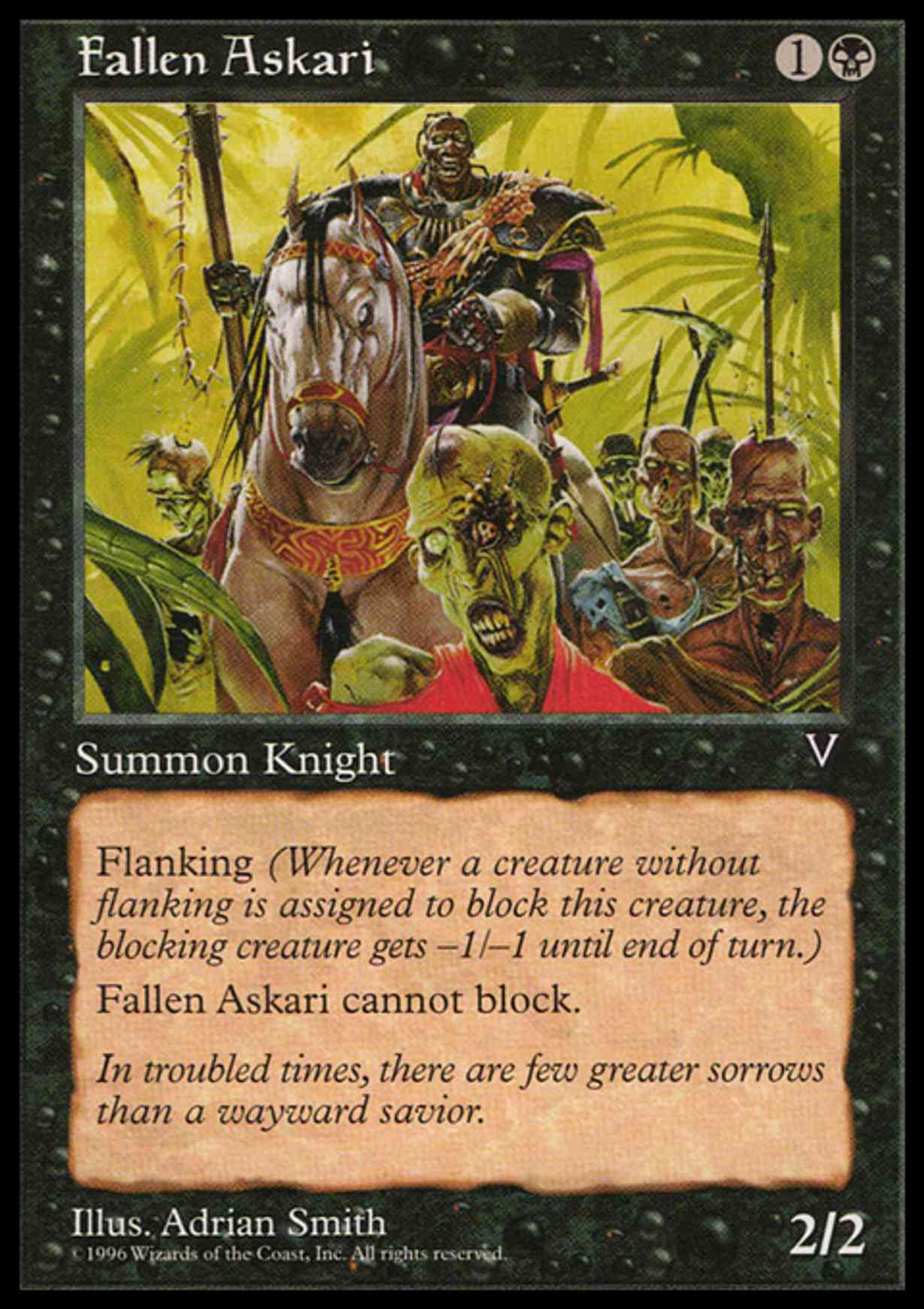 Fallen Askari magic card front