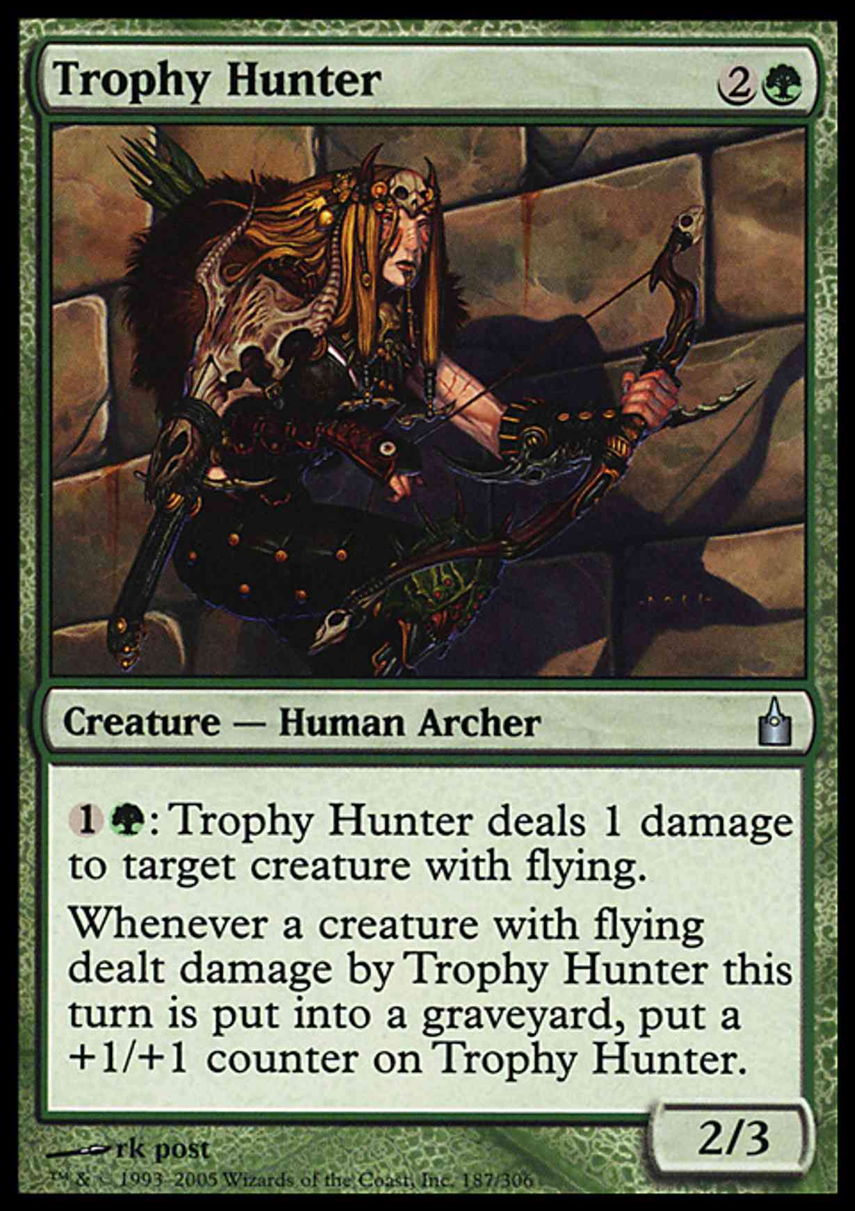 Trophy Hunter magic card front