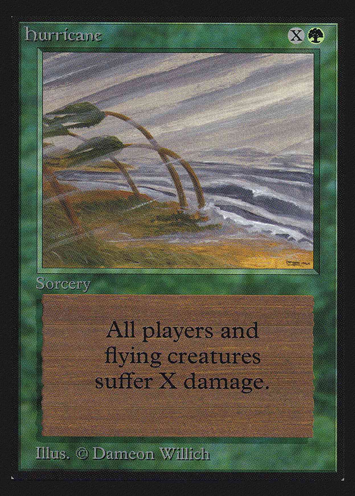 Hurricane (CE) magic card front