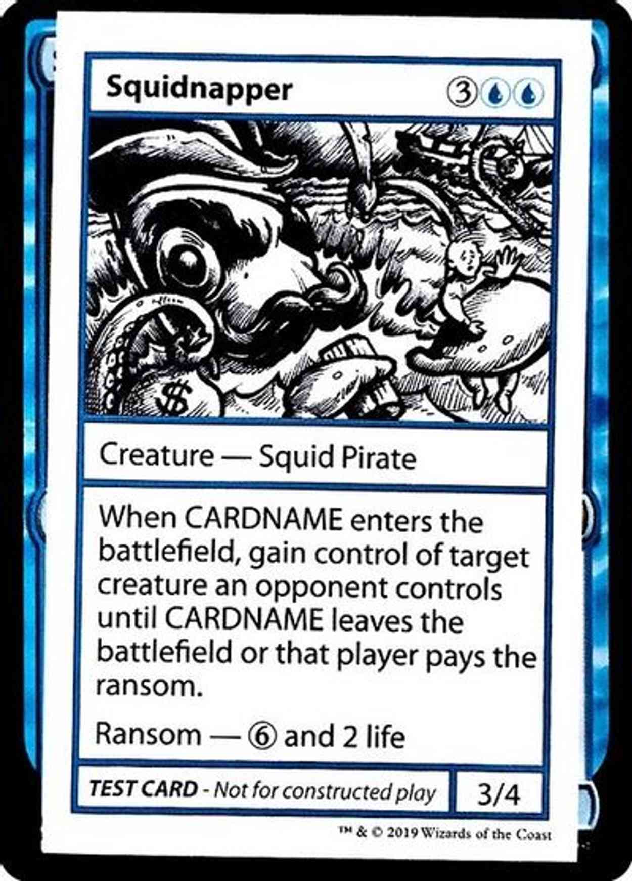 Squidnapper (No PW Symbol) magic card front
