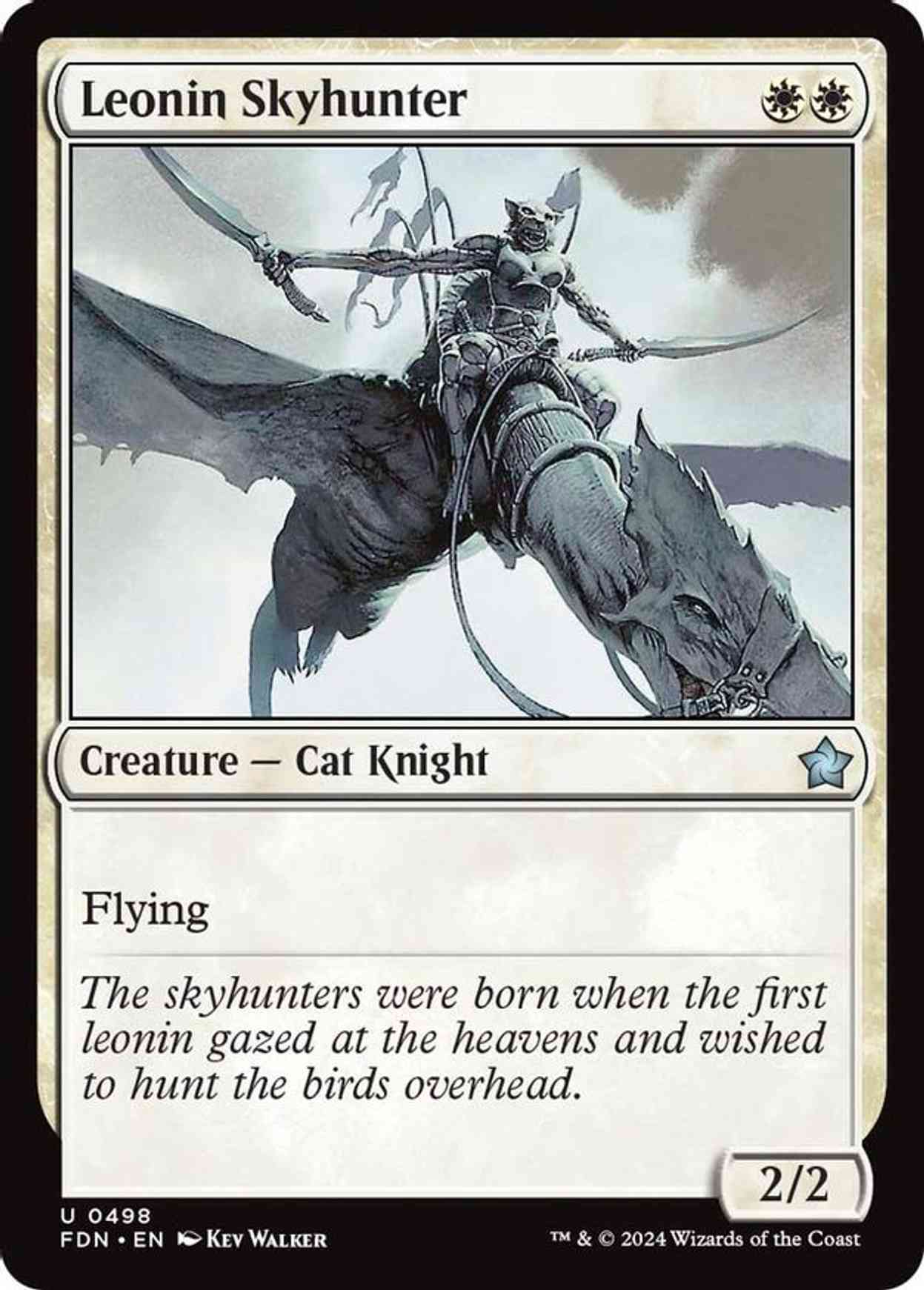 Leonin Skyhunter magic card front