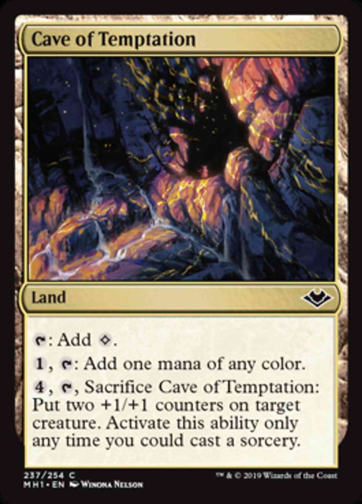 Cave of Temptation magic card front