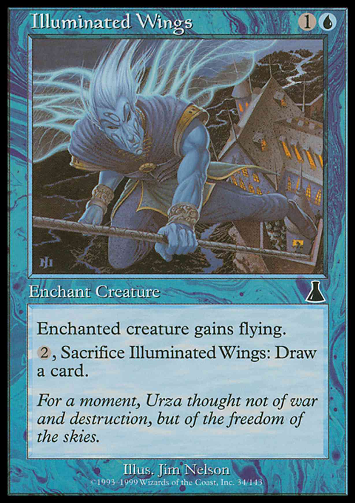 Illuminated Wings magic card front