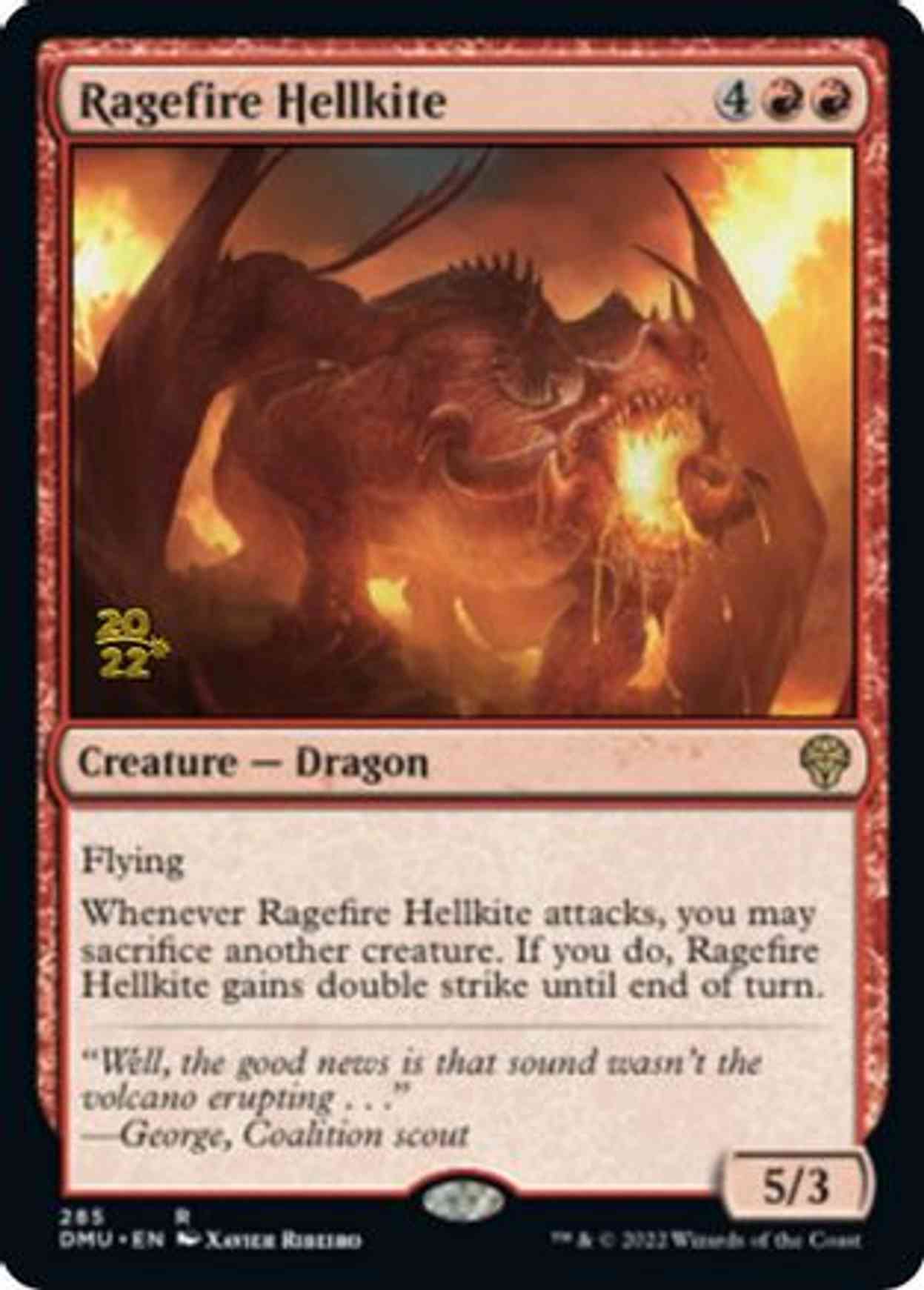 Ragefire Hellkite magic card front