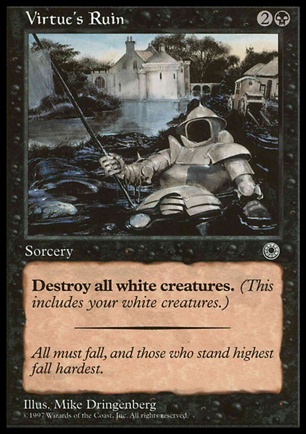 Virtue's Ruin magic card front