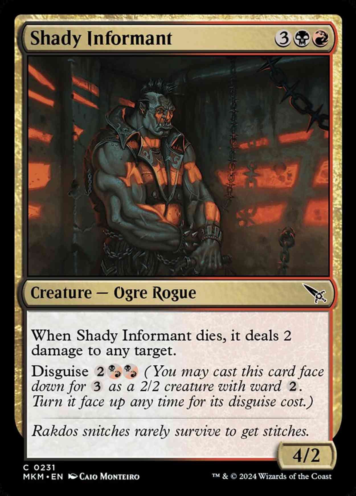 Shady Informant magic card front