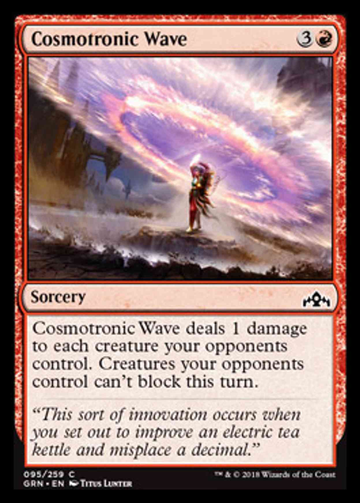 Cosmotronic Wave magic card front