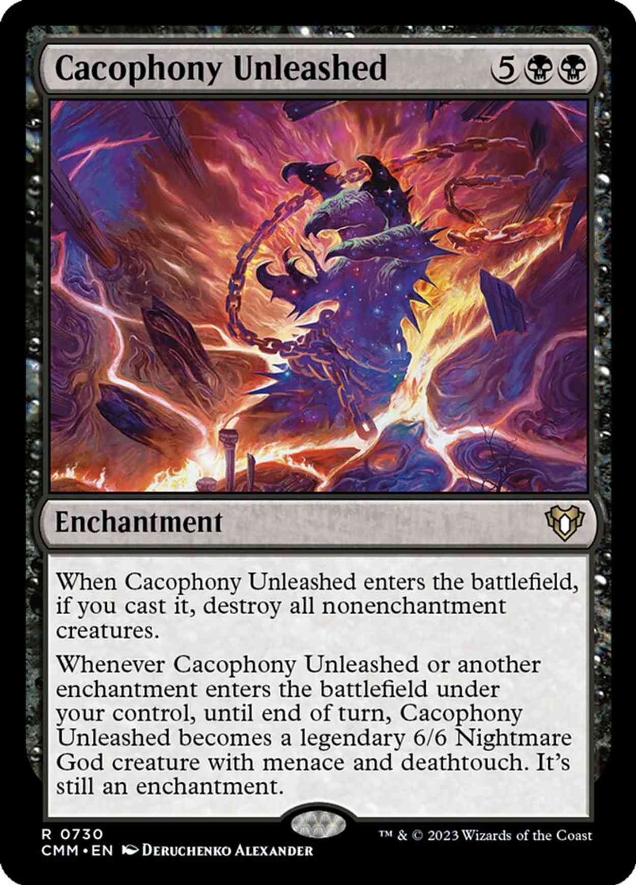 Cacophony Unleashed magic card front