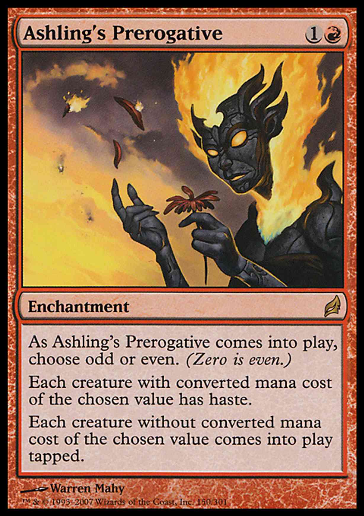 Ashling's Prerogative magic card front