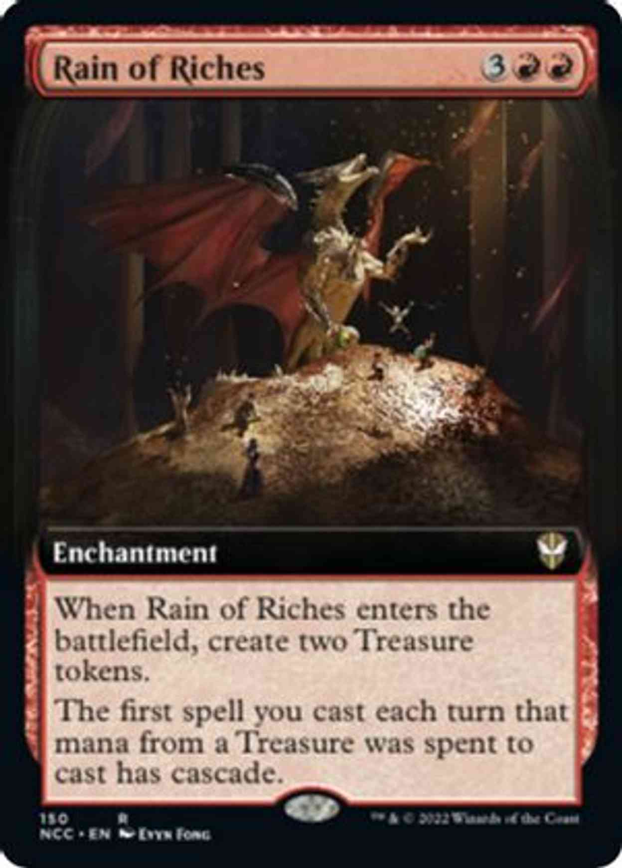 Rain of Riches (Extended Art) magic card front