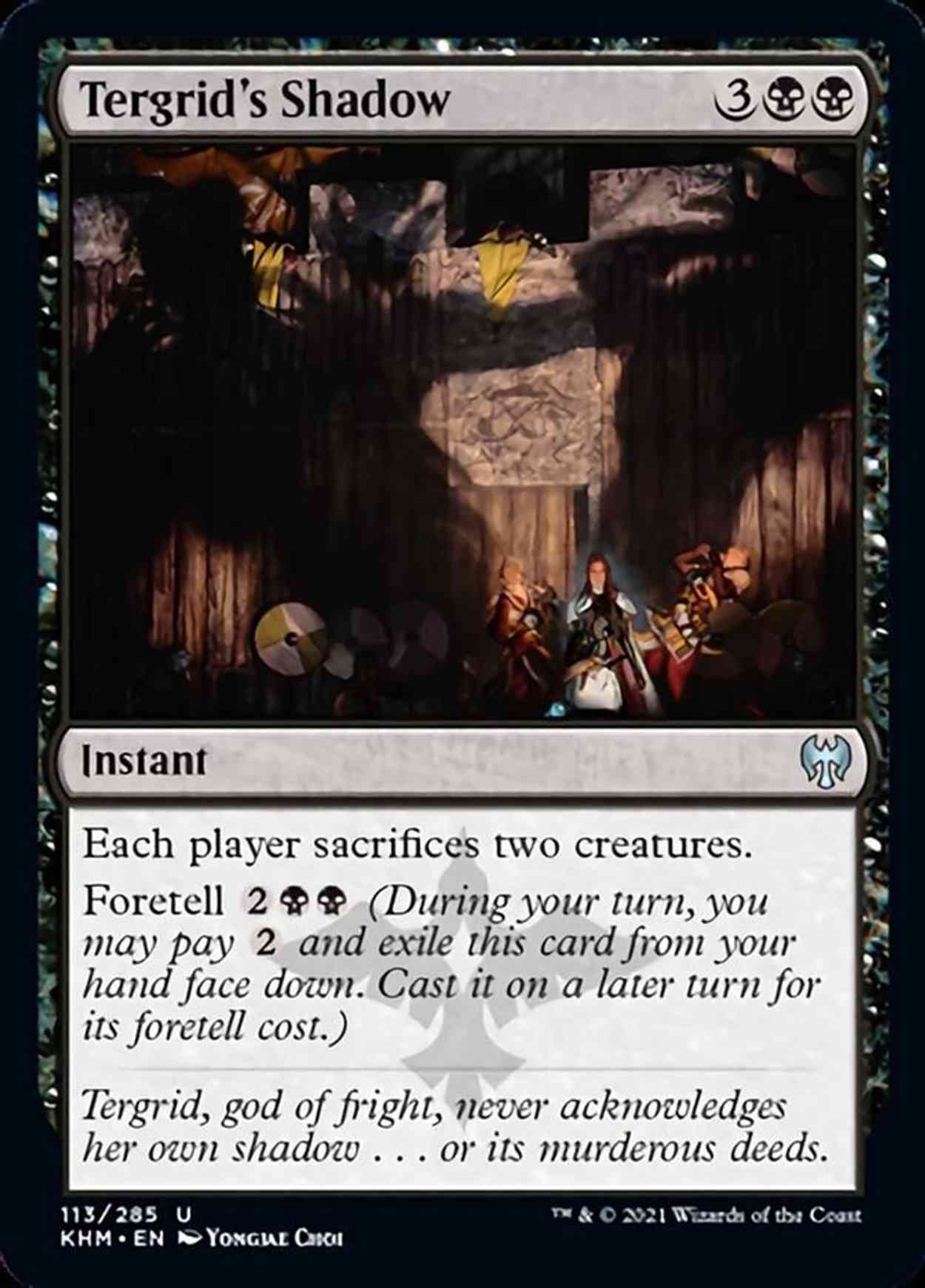 Tergrid's Shadow magic card front
