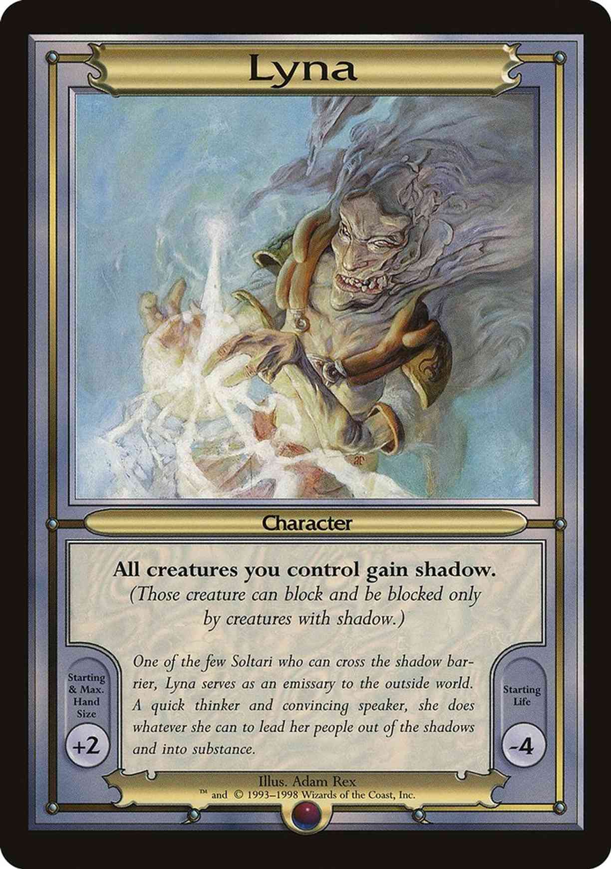 Lyna (Oversize) magic card front