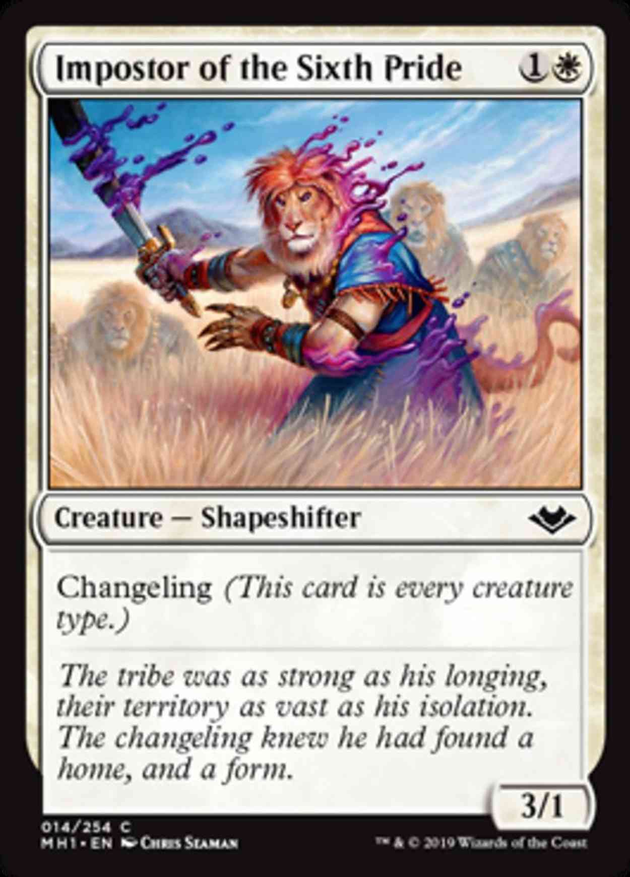 Impostor of the Sixth Pride magic card front
