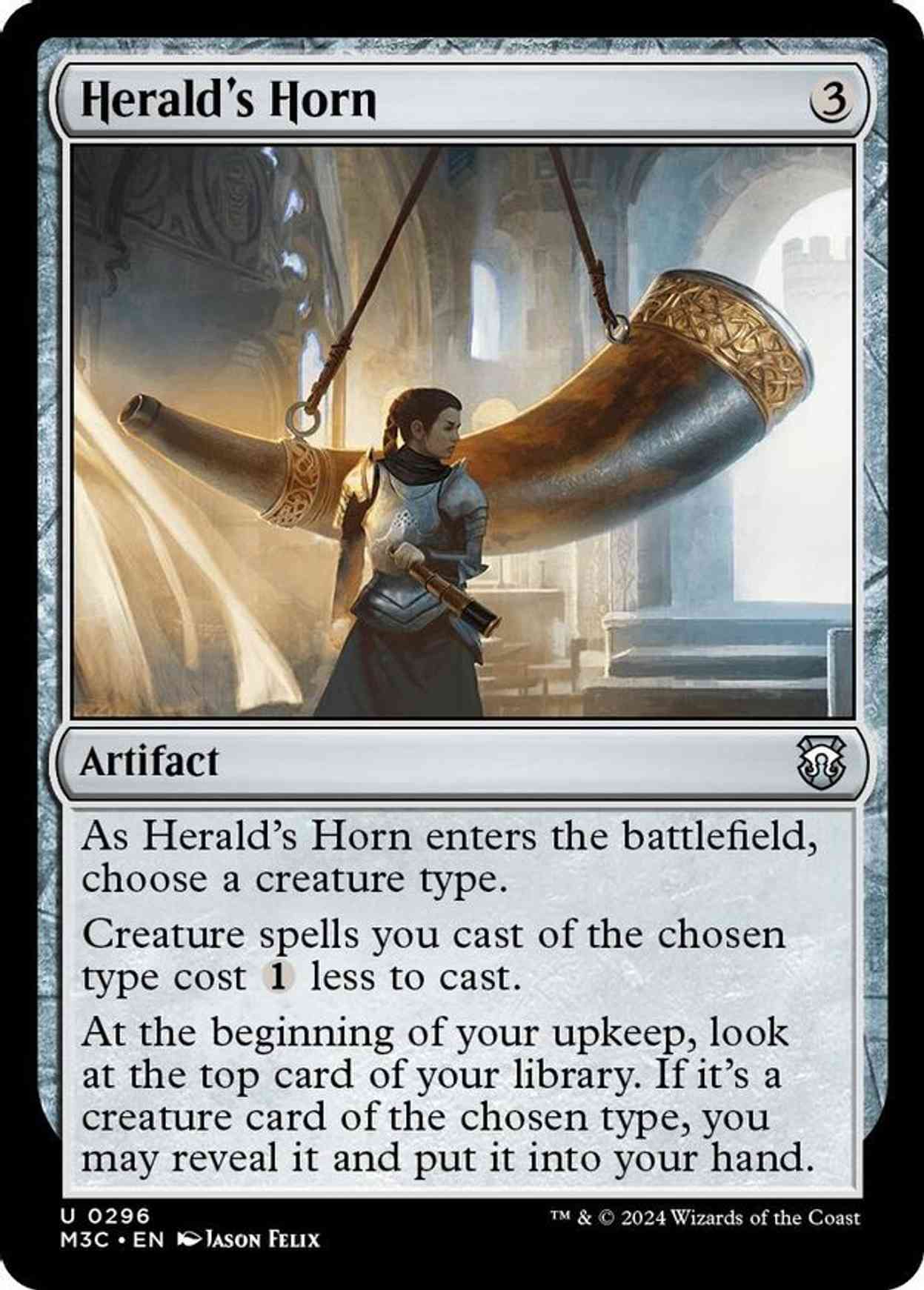 Herald's Horn (Ripple Foil) magic card front