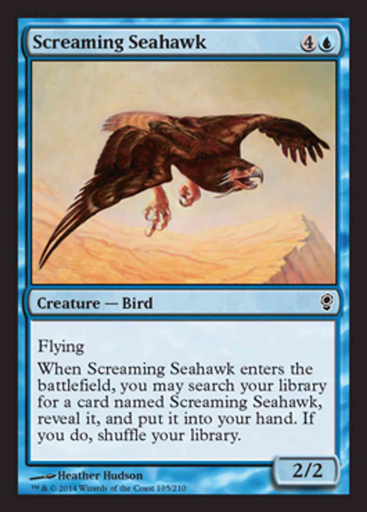 Screaming Seahawk magic card front