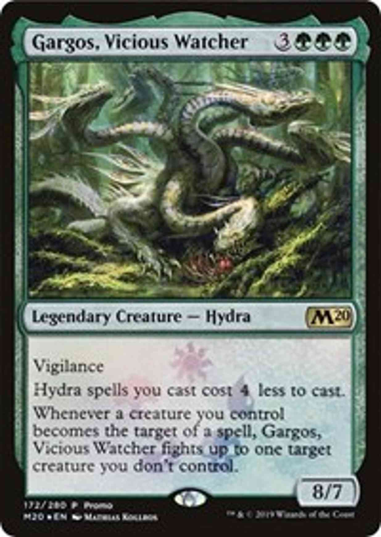 Gargos, Vicious Watcher magic card front