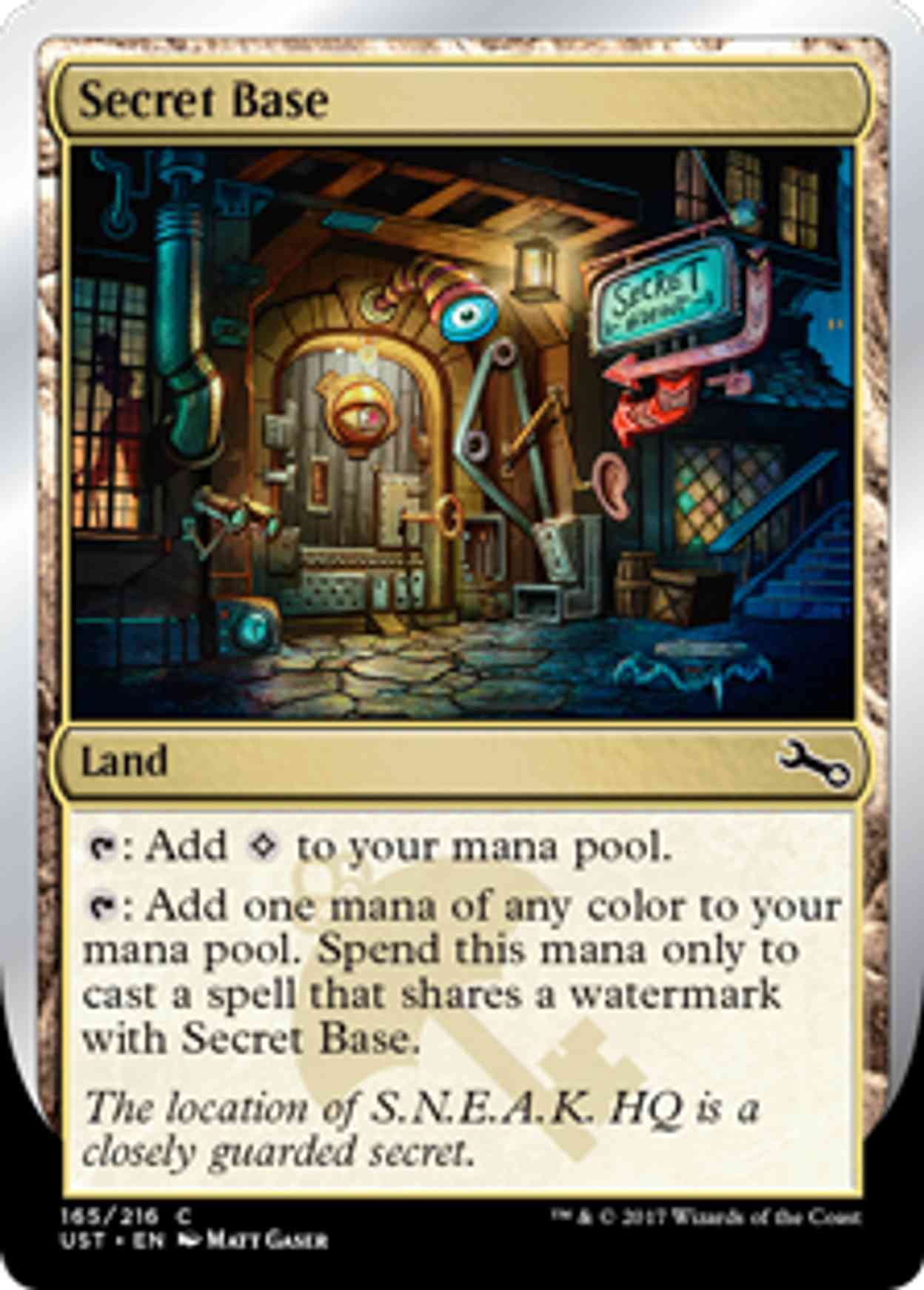 Secret Base (B) magic card front