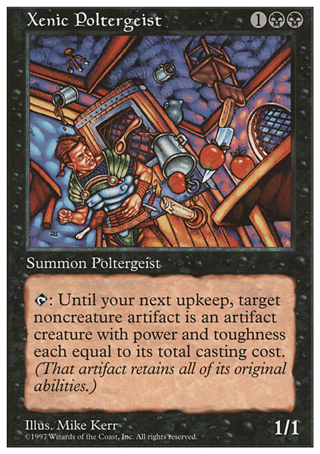 Xenic Poltergeist magic card front