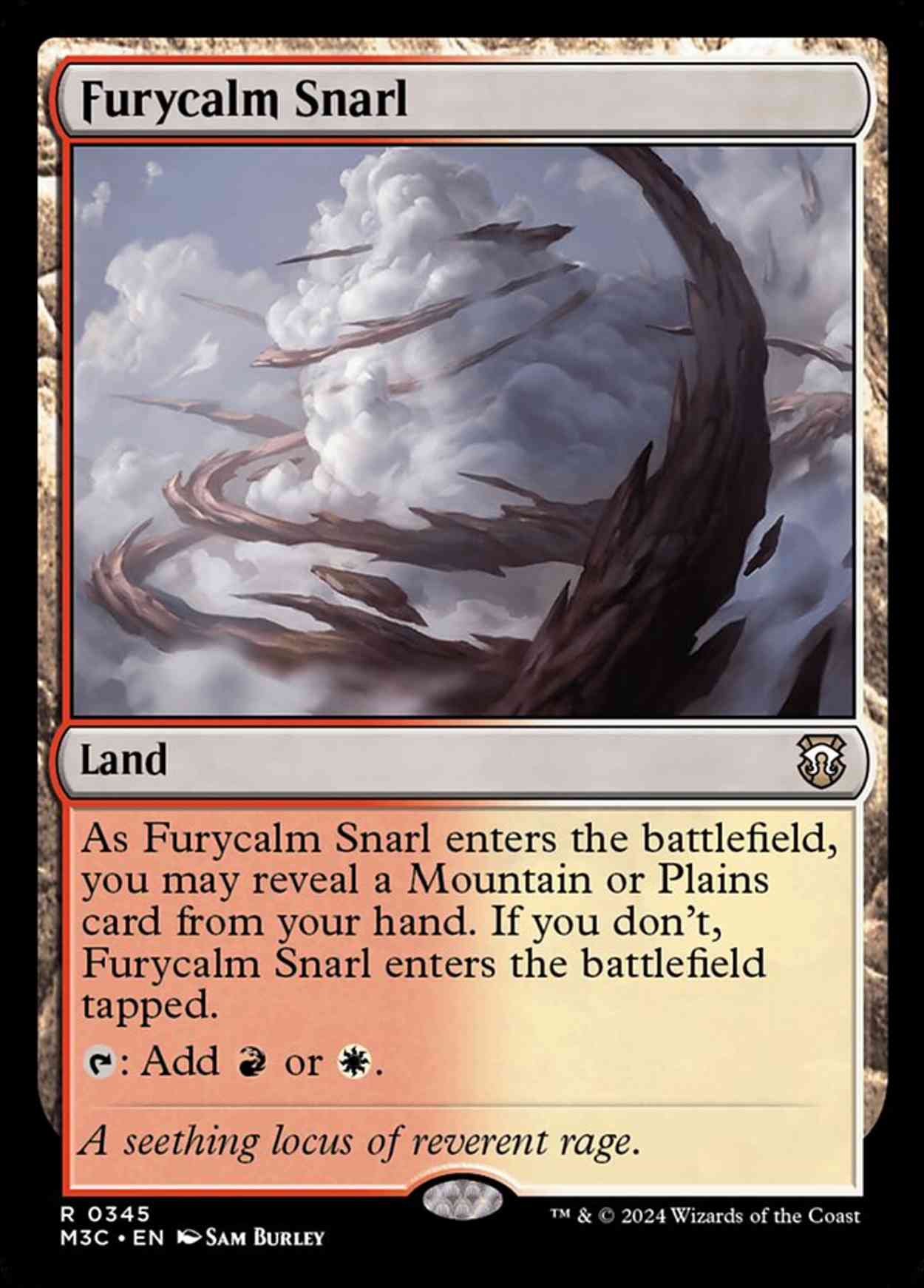 Furycalm Snarl magic card front