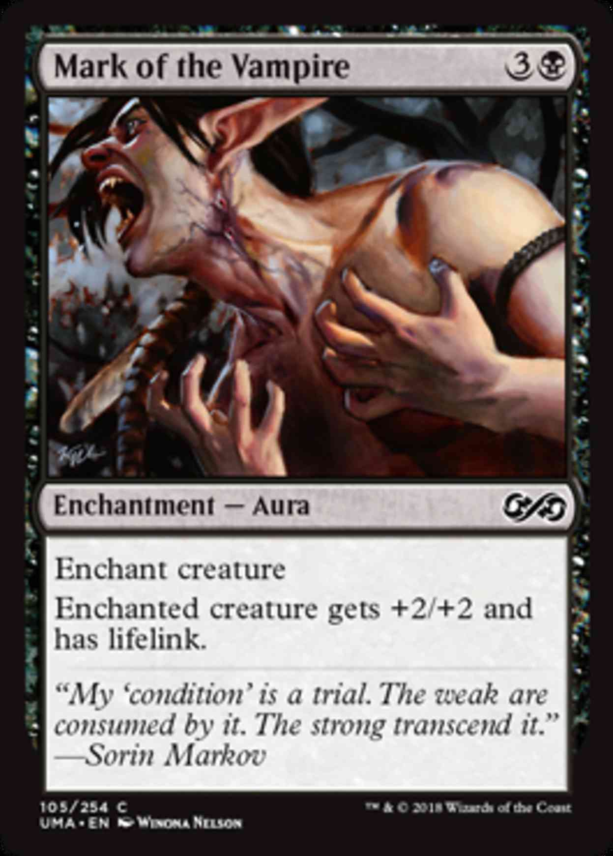 Mark of the Vampire magic card front