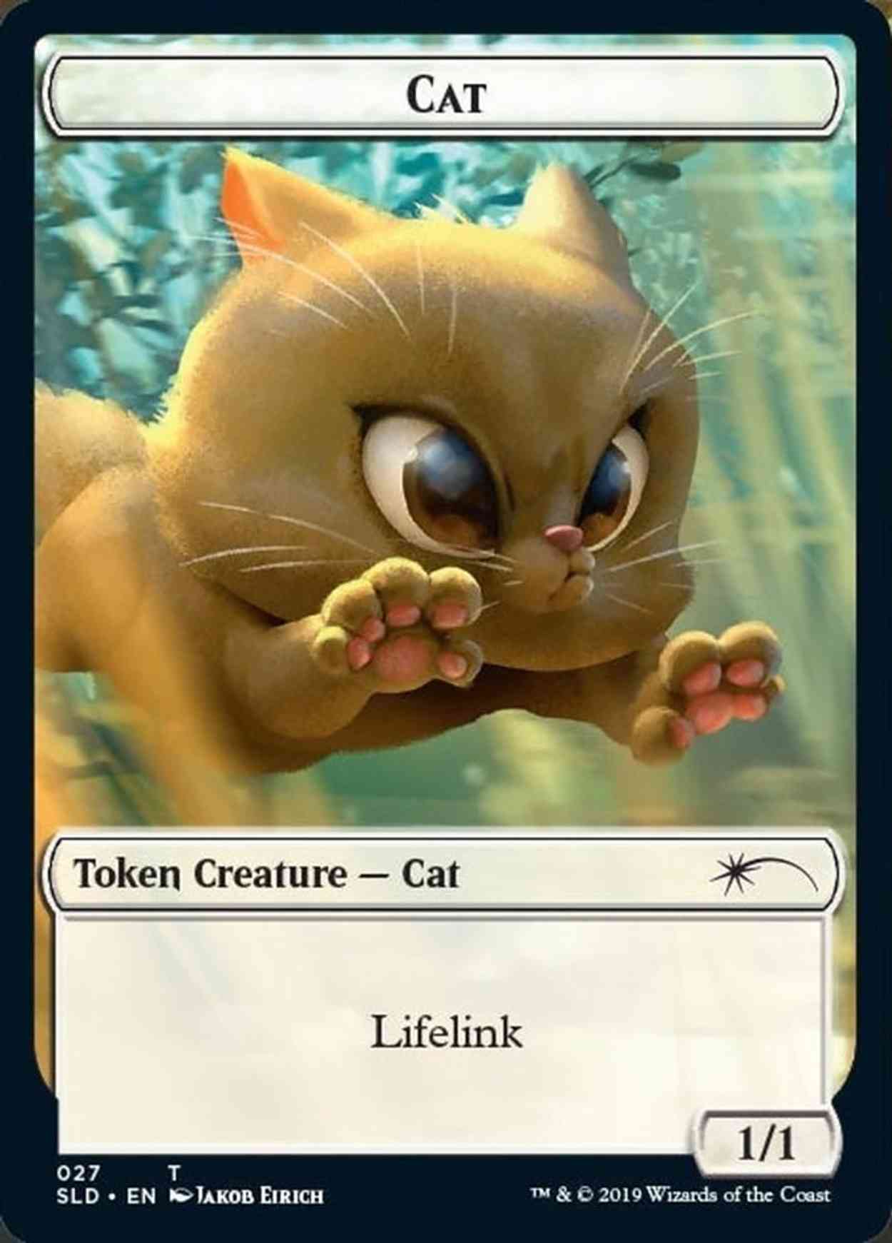 Cat (27) // Cat (28) Double-sided Token magic card front