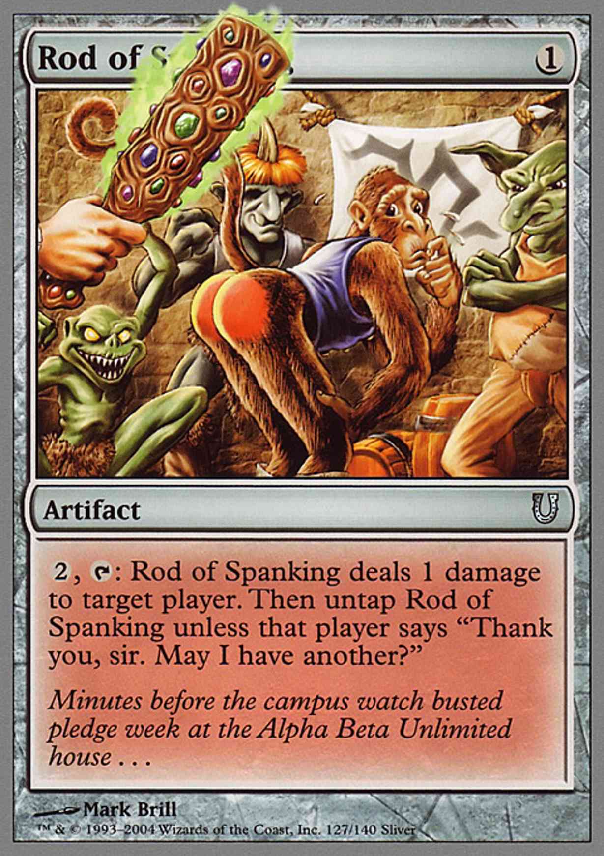 Rod of Spanking magic card front