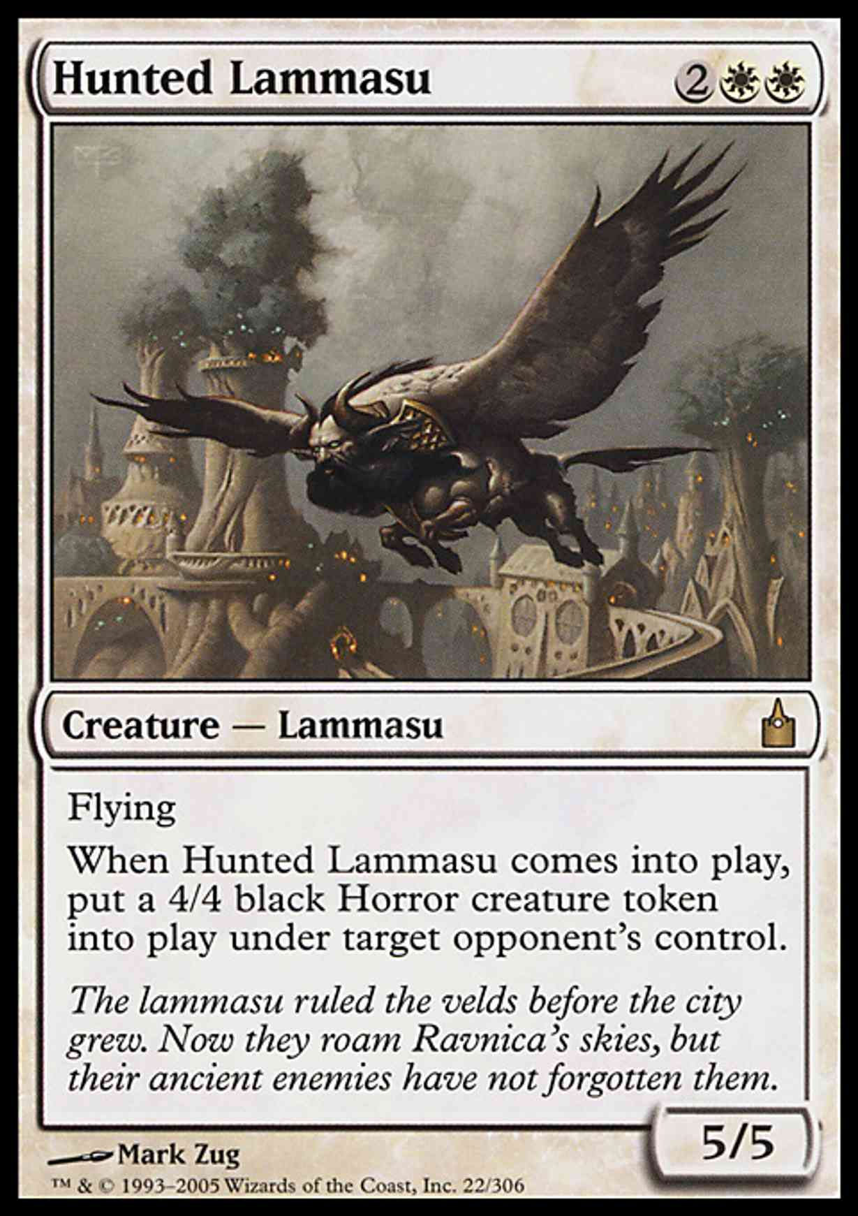 Hunted Lammasu magic card front