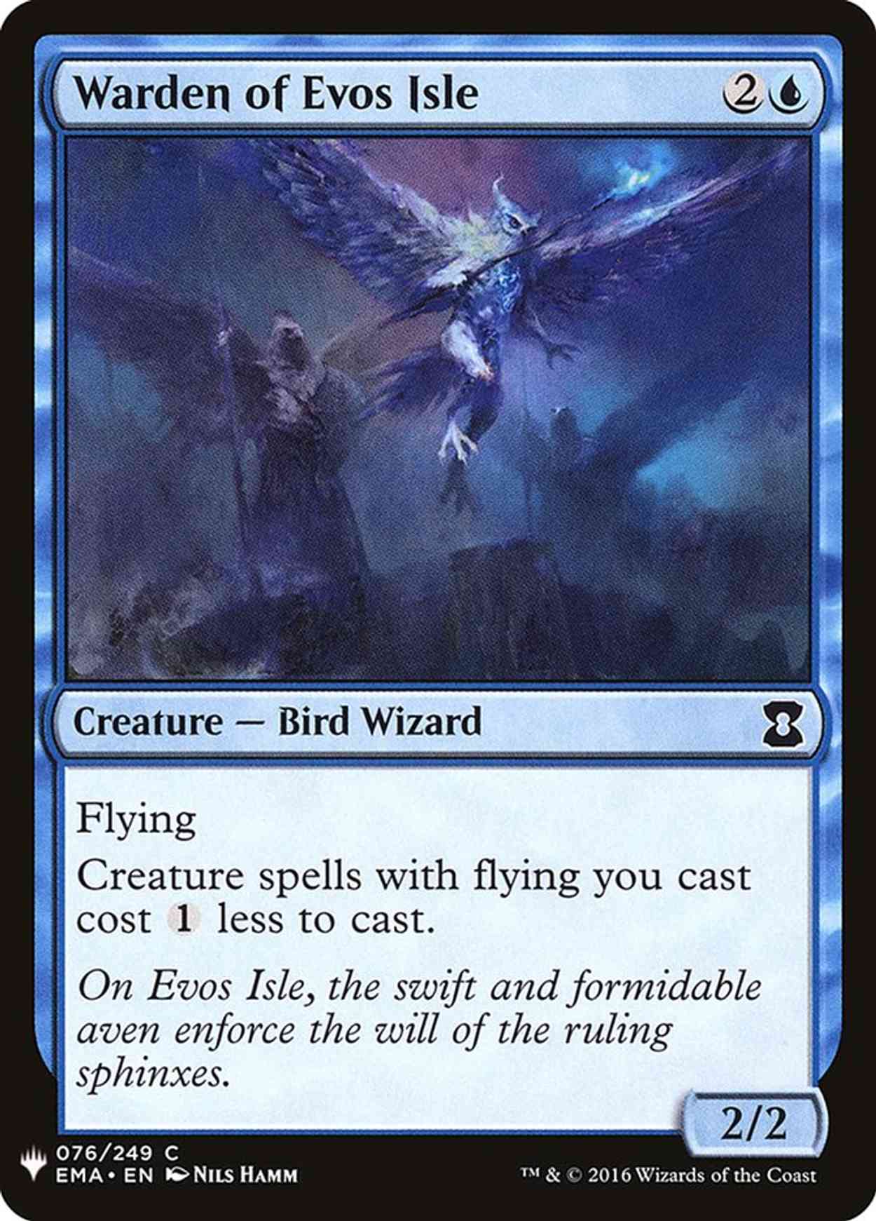 Warden of Evos Isle magic card front