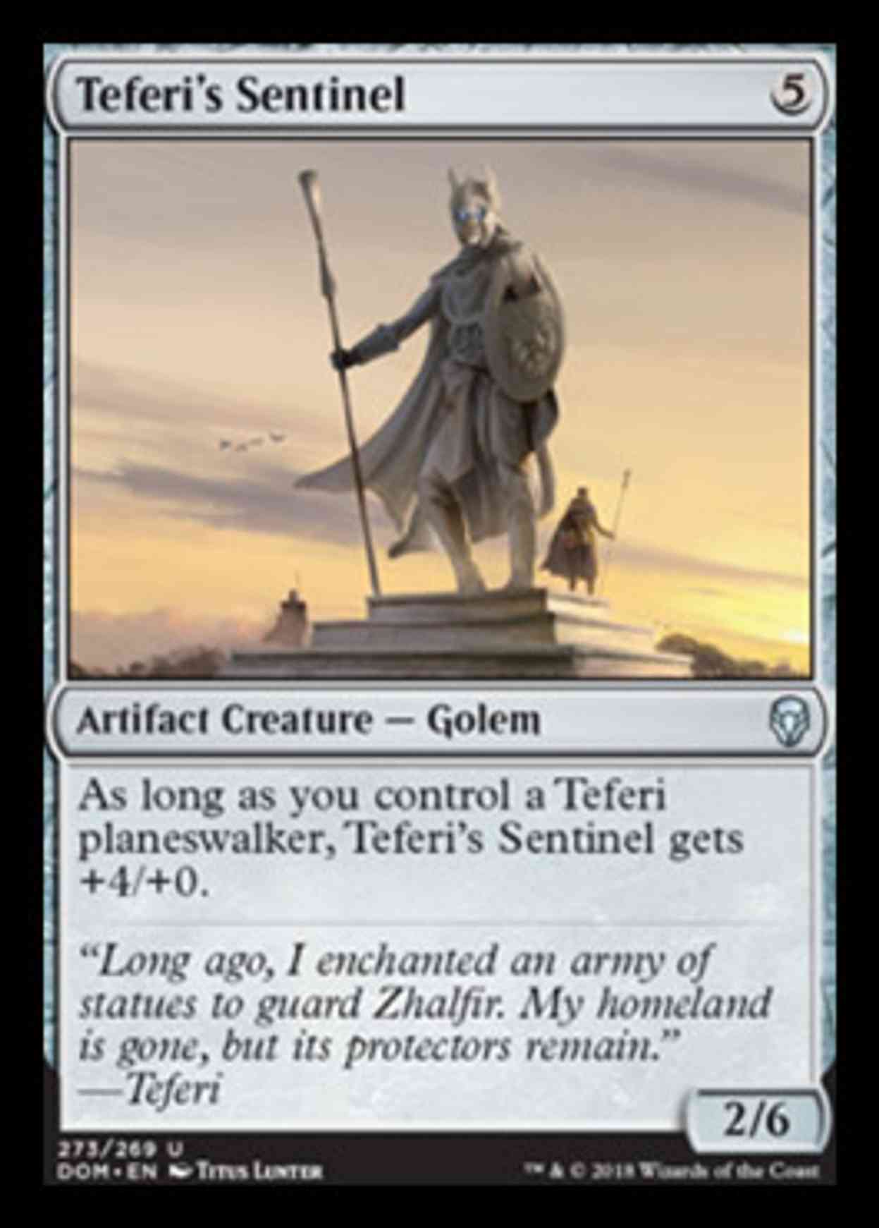 Teferi's Sentinel magic card front