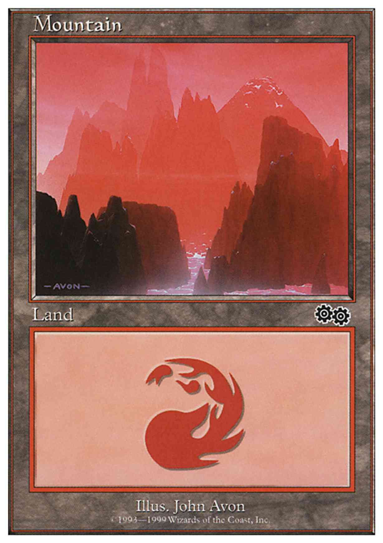 Mountain (123) magic card front